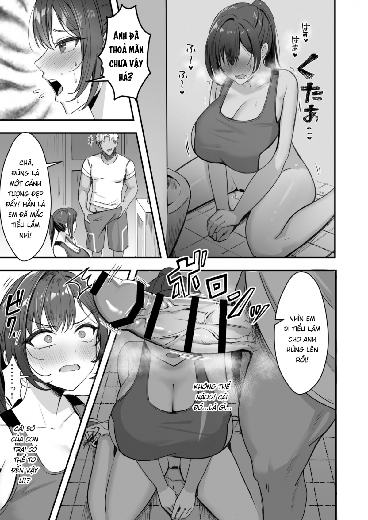 Đọc truyện hentai Không thể cưỡng lại được cô ấy là thành viên của đội điền kinh và có bộ ngực khủng - Oneshot