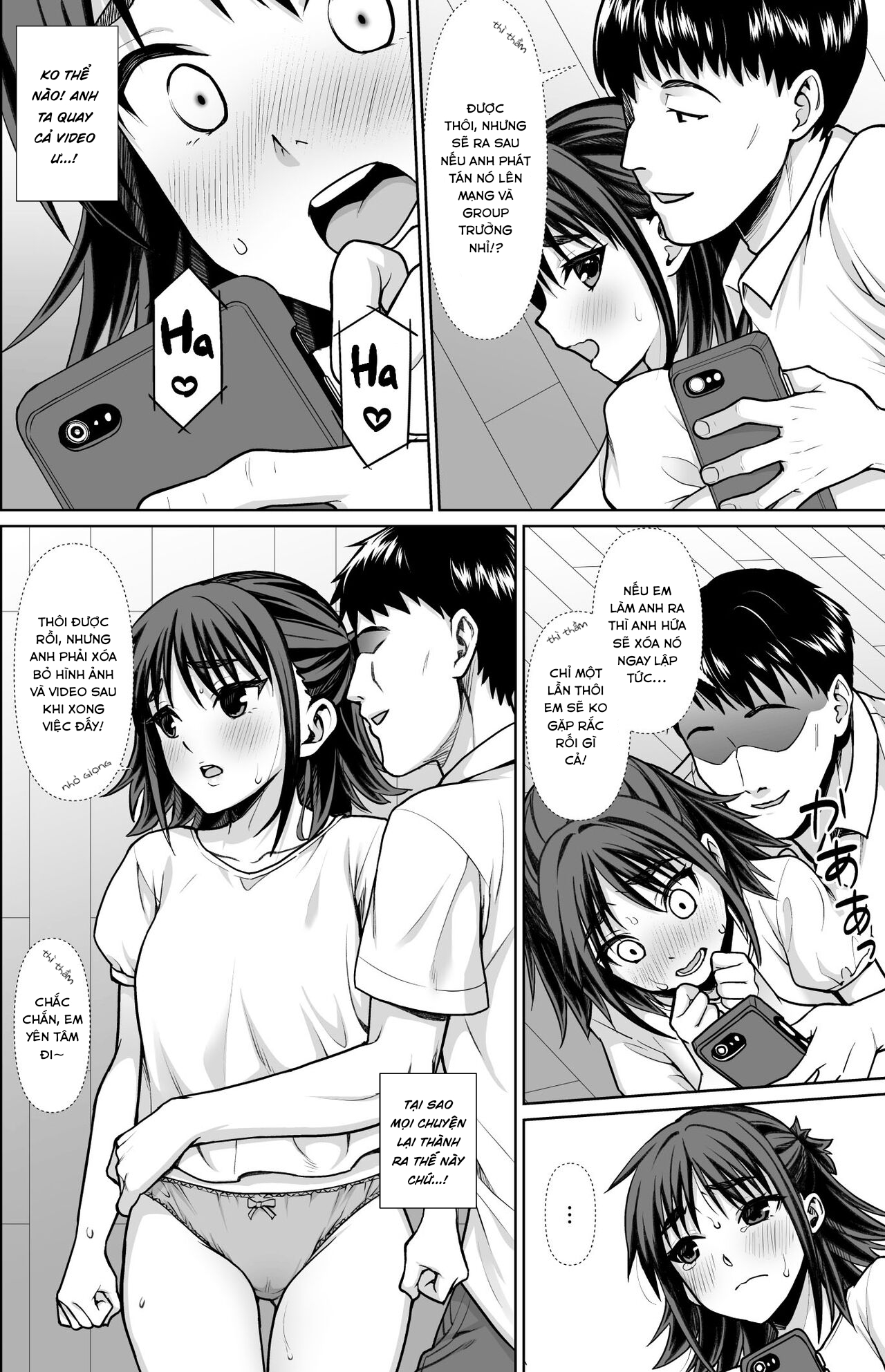 Đọc truyện hentai Nhìn người yêu cắm sừng trong nước mắt - Oneshot