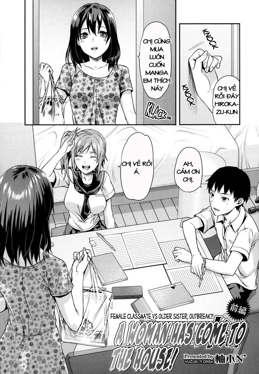 Đọc truyện hentai Ane Kyun! ~My Sweet Sweet Elder Sister~ - Chap 1 - A Woman Has Come to The House!