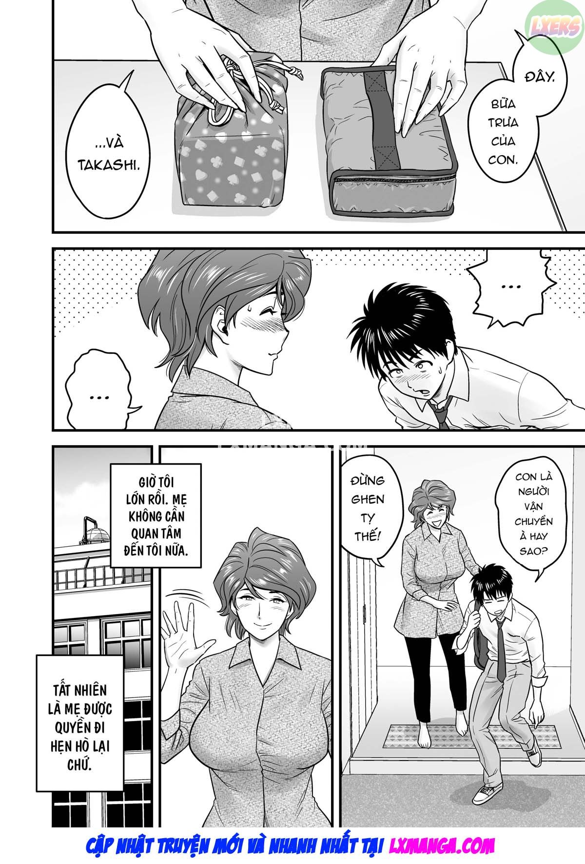 Đọc truyện hentai Vì mẹ tôi trở thành người yêu của bạn tôi - Chap 1