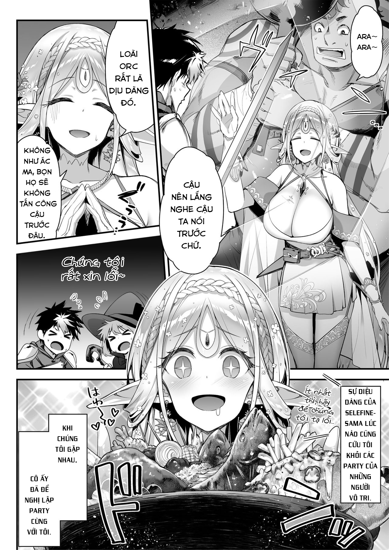 Đọc truyện hentai Midara na Elf-san wa Orc-kun ga Osuki - Chap 1