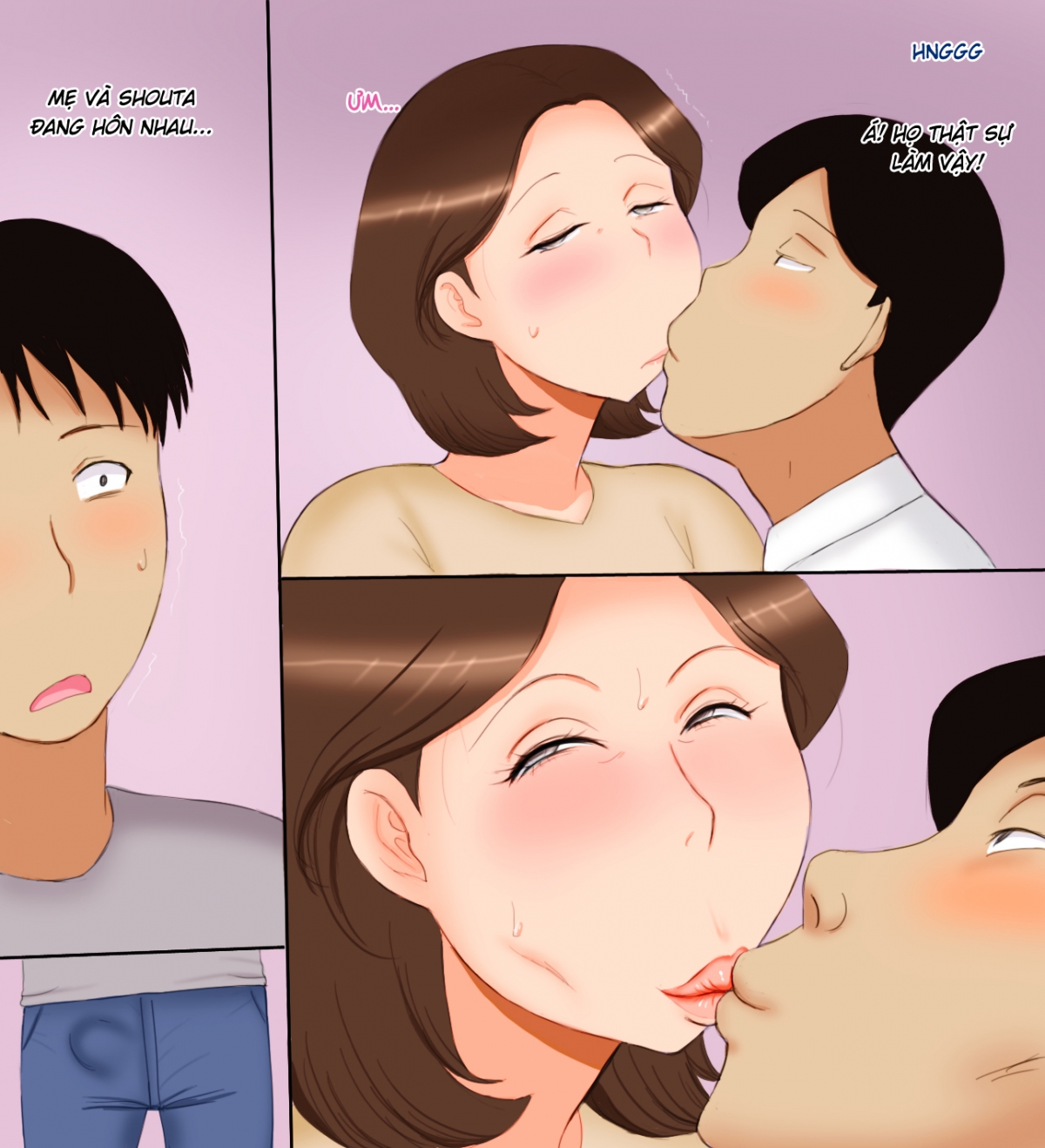 Đọc truyện hentai Haha wa Kouhai no Onna - Oneshot