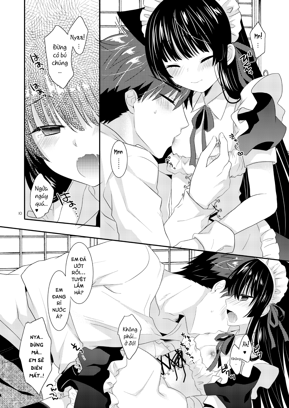 Đọc truyện hentai Inu x Neko Ecchi - Oneshot