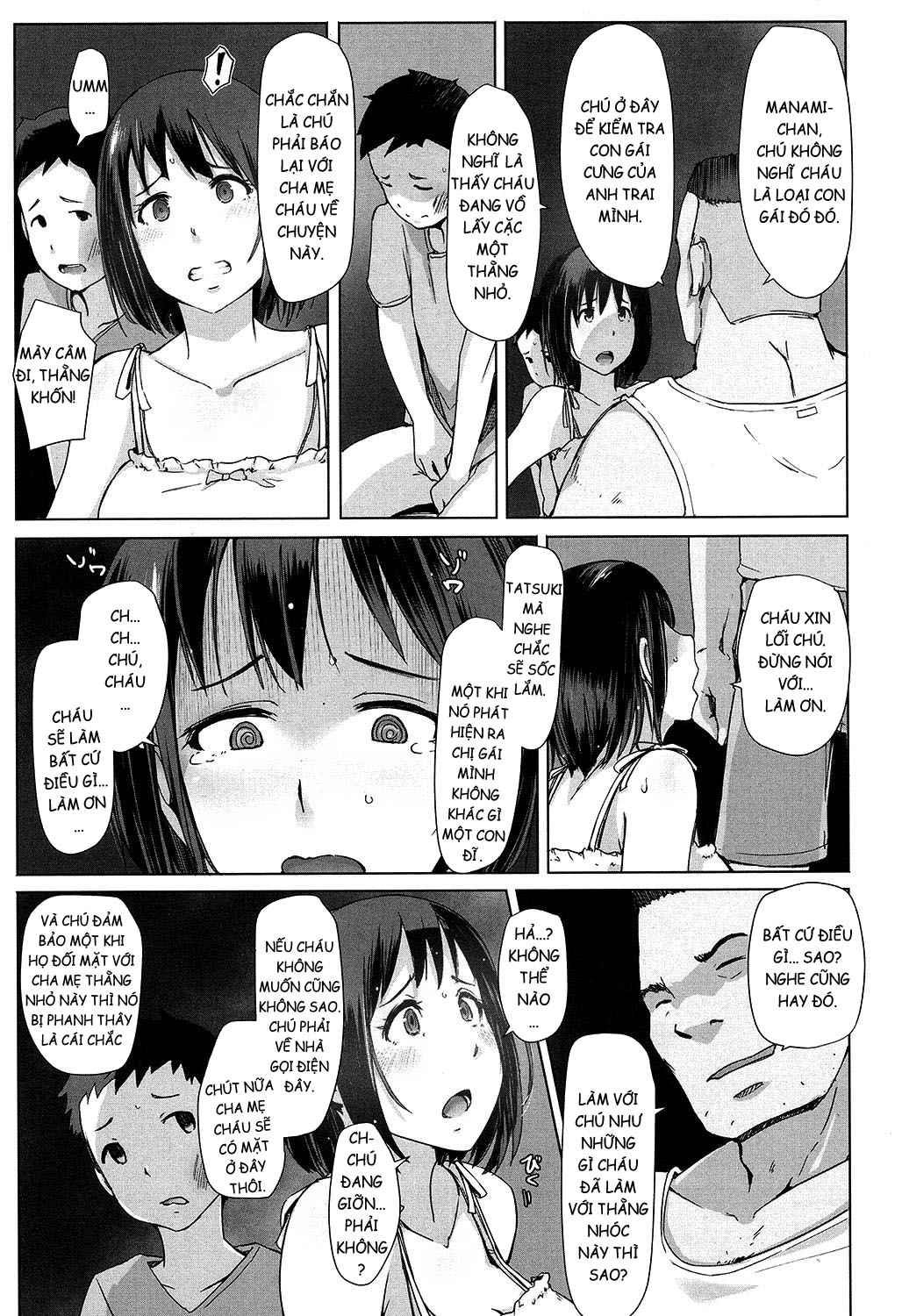 Đọc truyện hentai Oji-san ni Sareta Natsuyasumi no Koto - OneShot