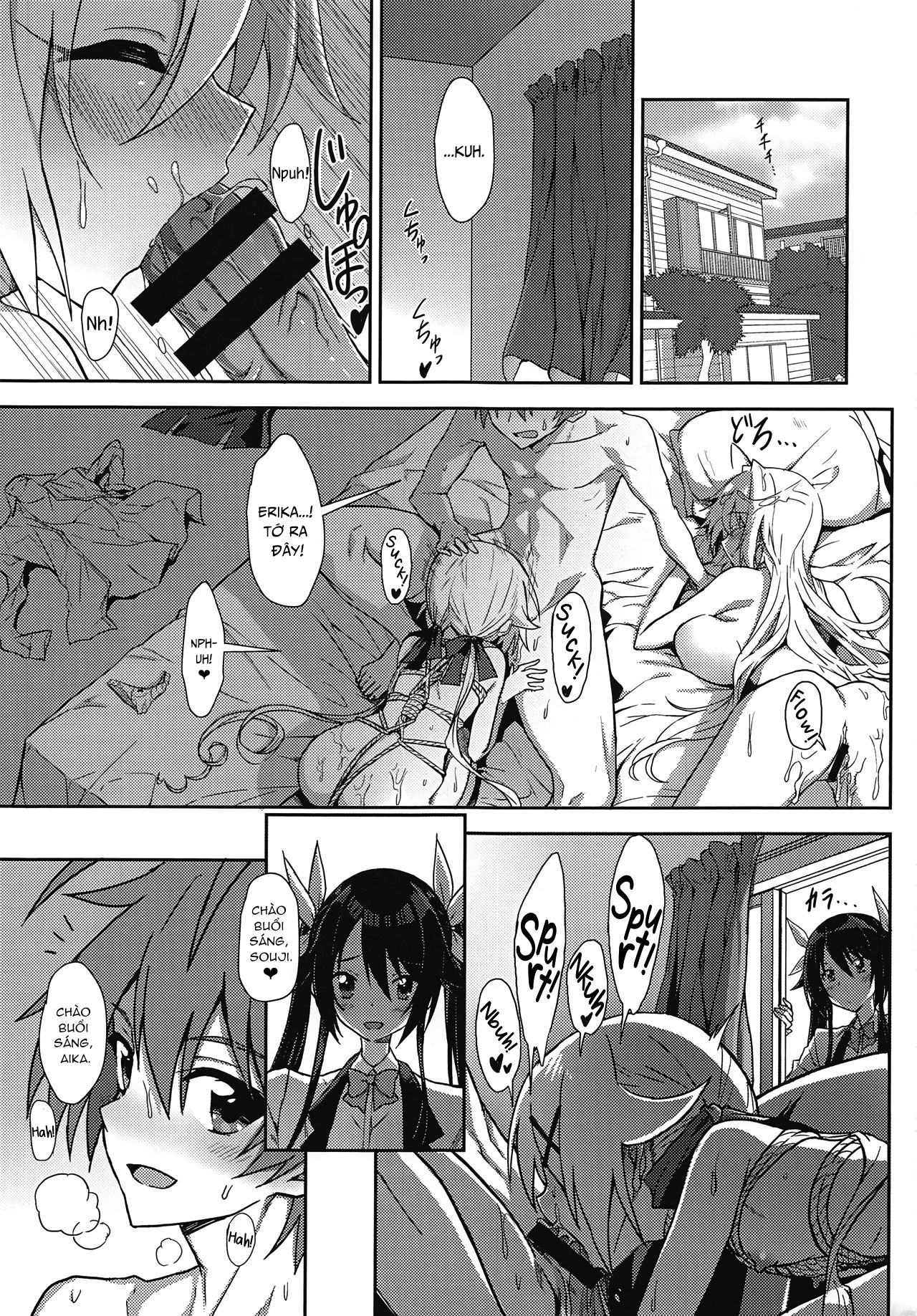 Đọc truyện hentai A day in the life of the small tittied Aika-san and her sensitive nipples - Oneshot