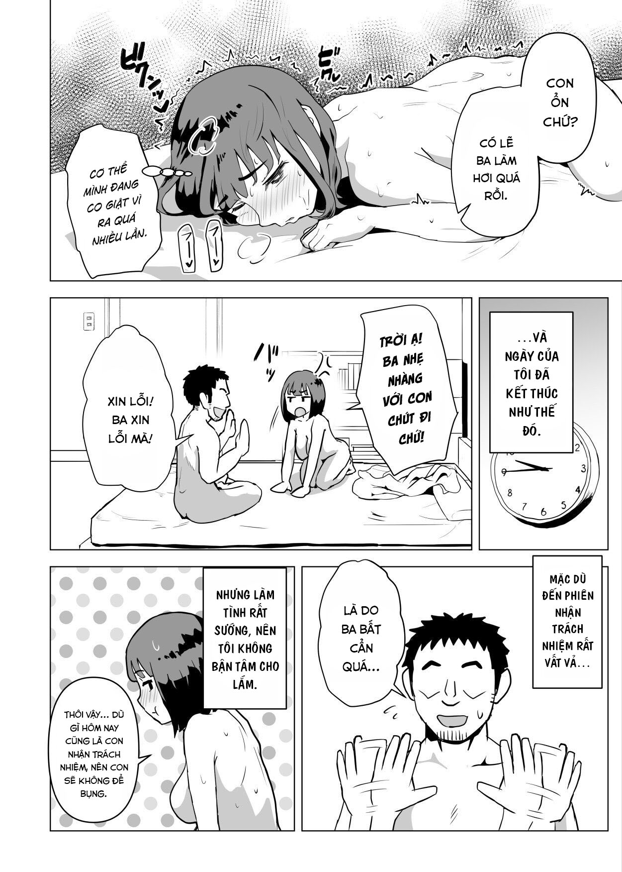 Đọc truyện hentai Việc có một gia đình ở nhà là điều bình thường (loạn luân) - Chap 2