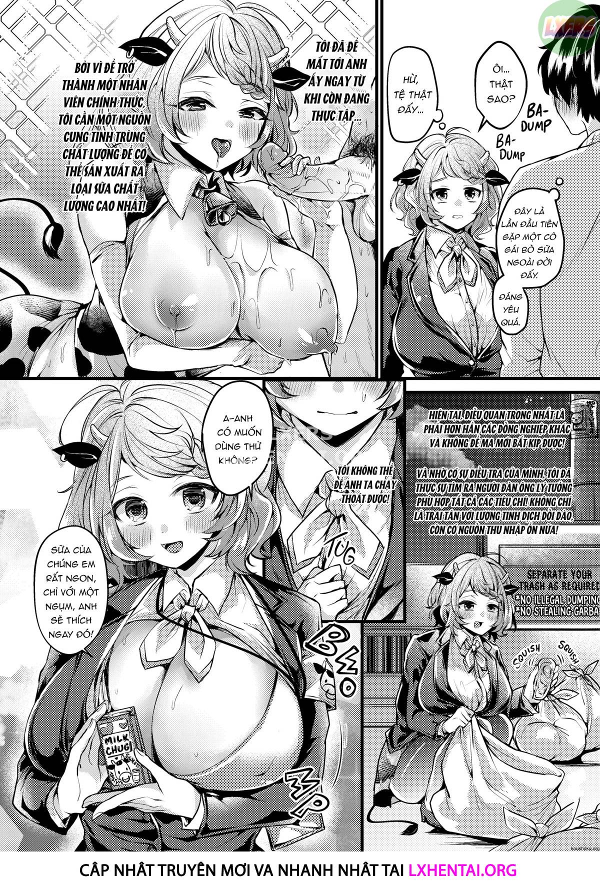 Đọc truyện hentai Ngất ngây ngọt ngào nóng bỏng - Chap 6 - Happiness Delivery! ❤ Cow Girl