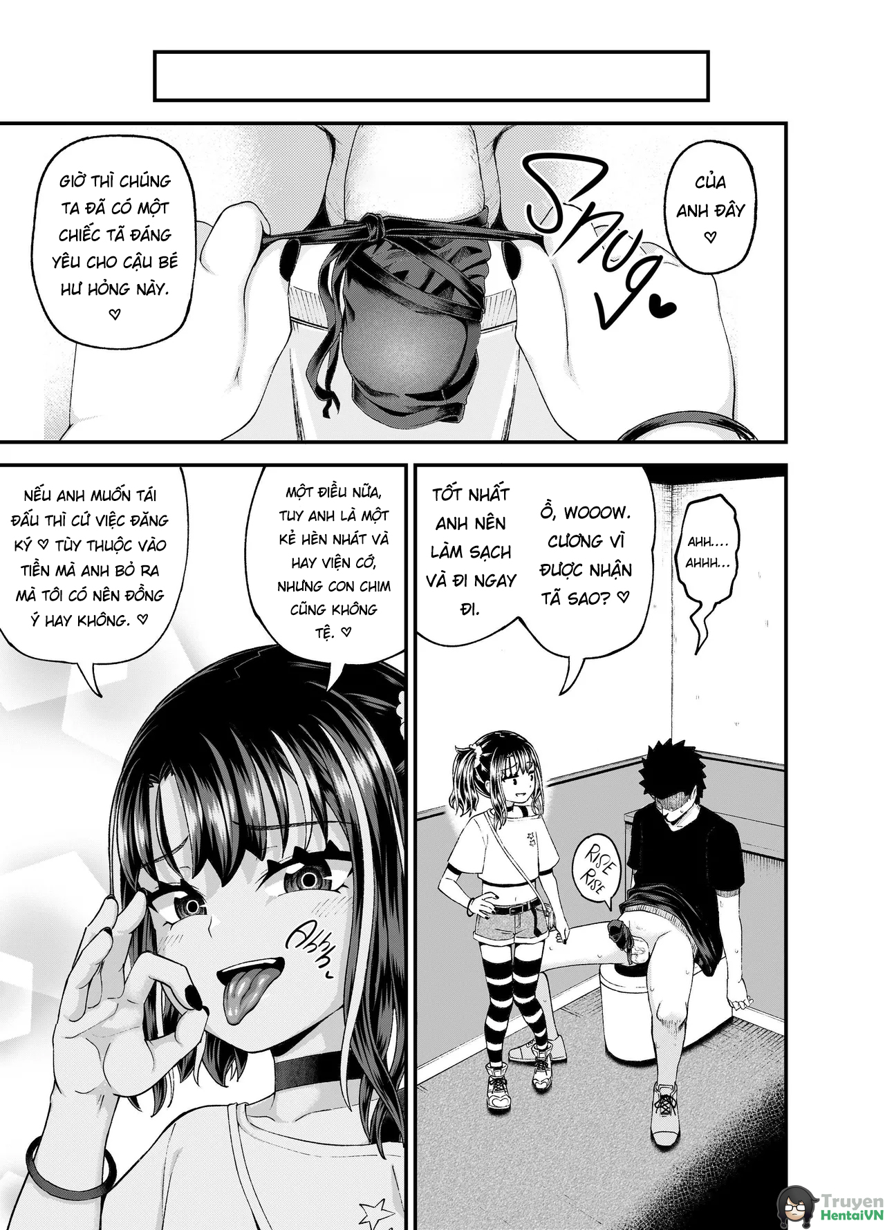 Đọc truyện hentai Uwa, Mesugaki Tsuyoi! | Crap, This Mesugaki's Too Powerful! - Oneshot