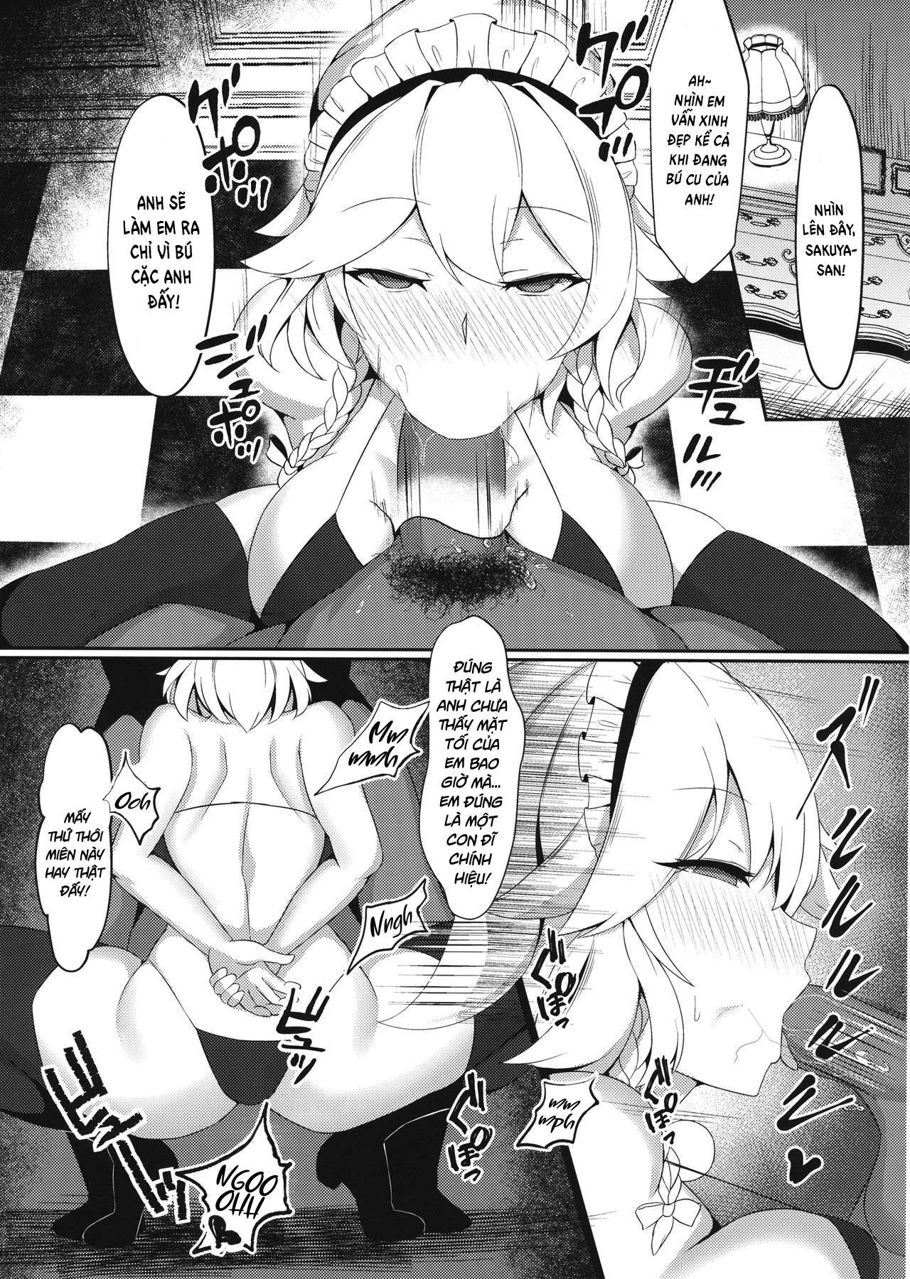 Đọc truyện hentai Izayoi Sakuya Kaihou Saimin - Oneshot
