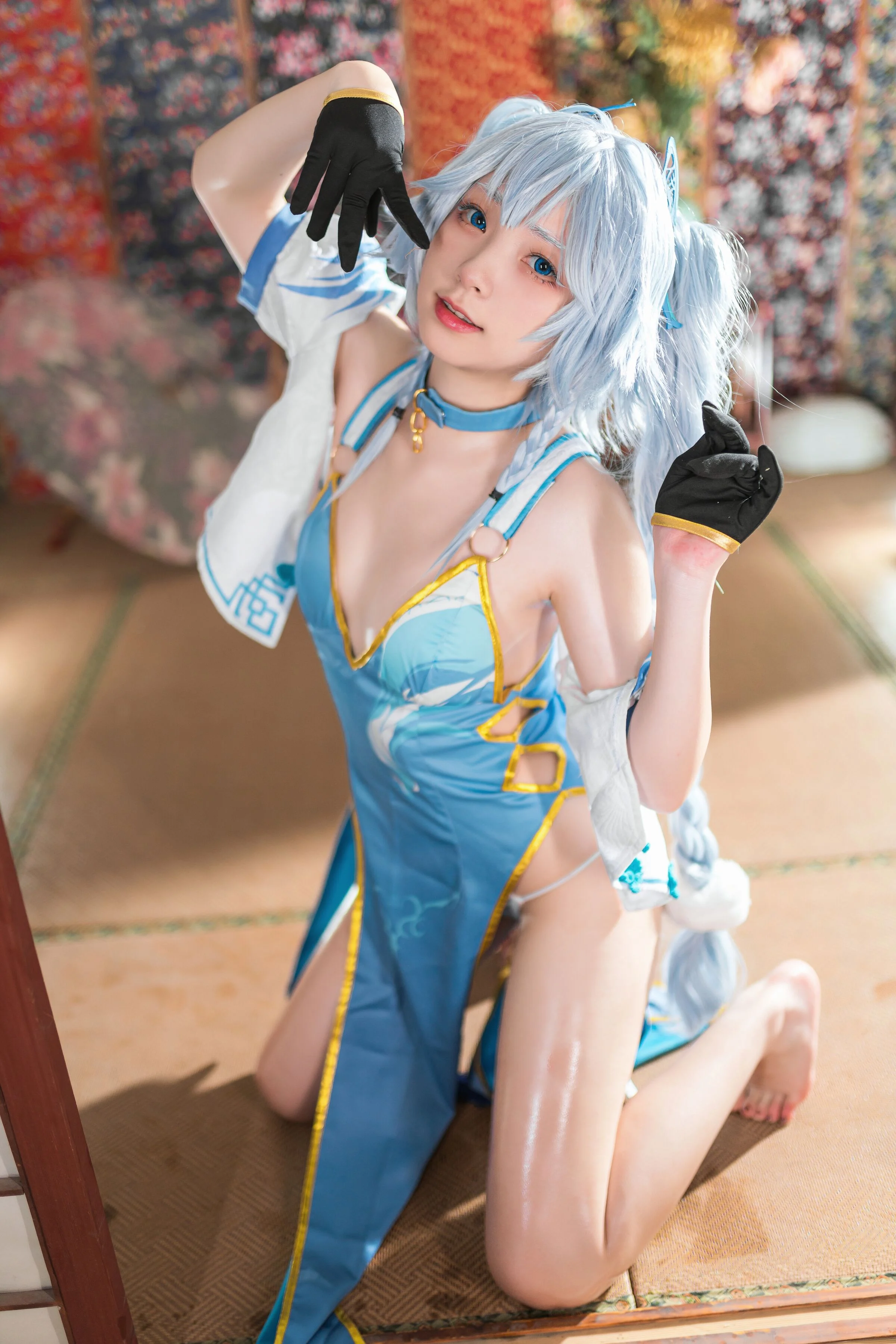 Đọc truyện hentai Tuyển tập Albums siêu phẩm Cosplay - Chap 466 - Flower Bell PA15 - Delphinium Charm