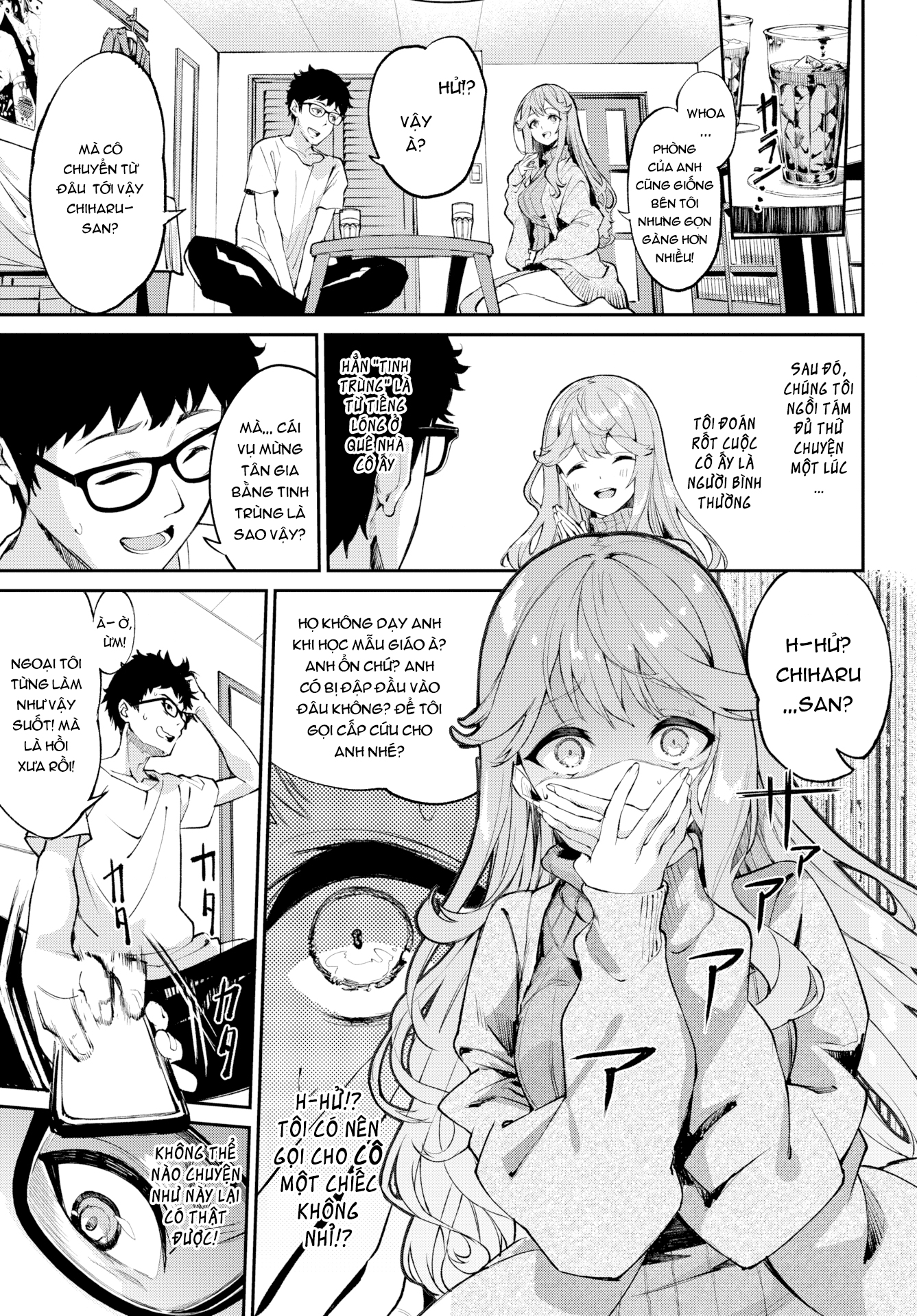 Đọc truyện hentai Anh có muốn xả tinh ăn mừng tân gia không? - Oneshot