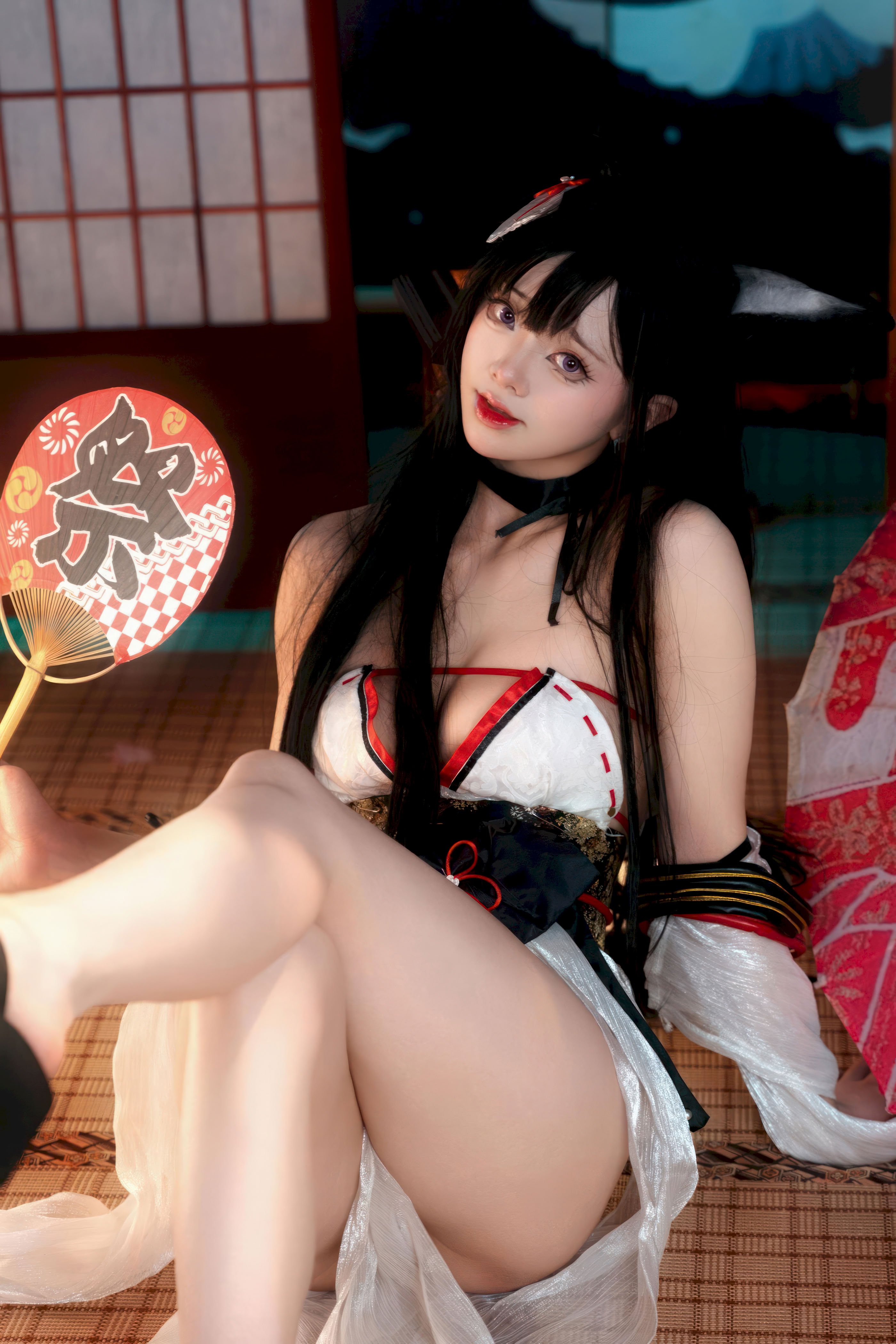 Đọc truyện hentai Tuyển tập Albums siêu phẩm Cosplay - Chap 1278 - Maeno-sama - Azur Lane Amagi Swimsuit