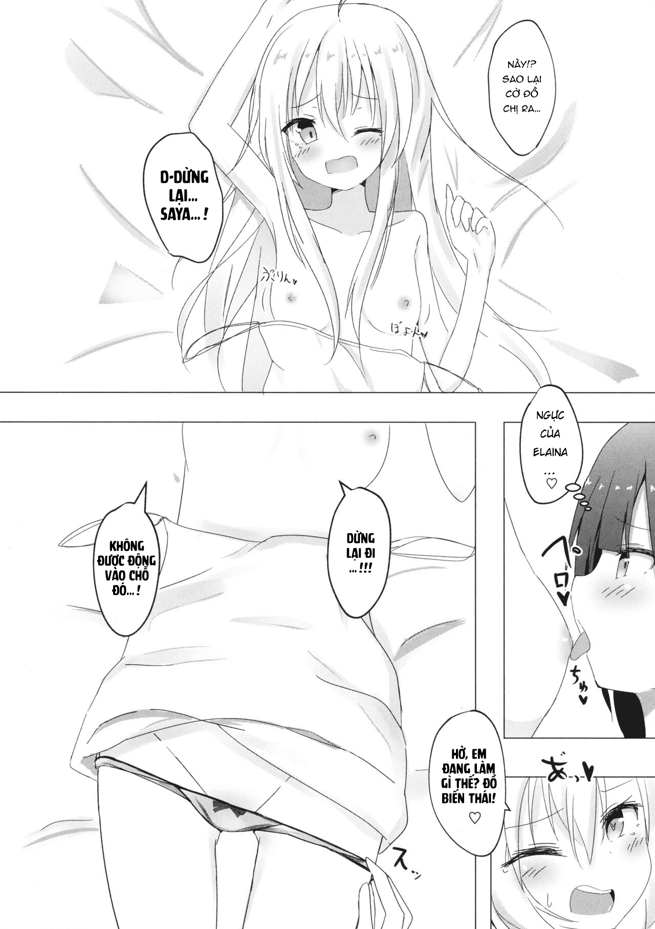 Đọc truyện hentai Saya ga Elaina de Ippouteki ni Koufun suru Dake - Oneshot Helikopter helikopter