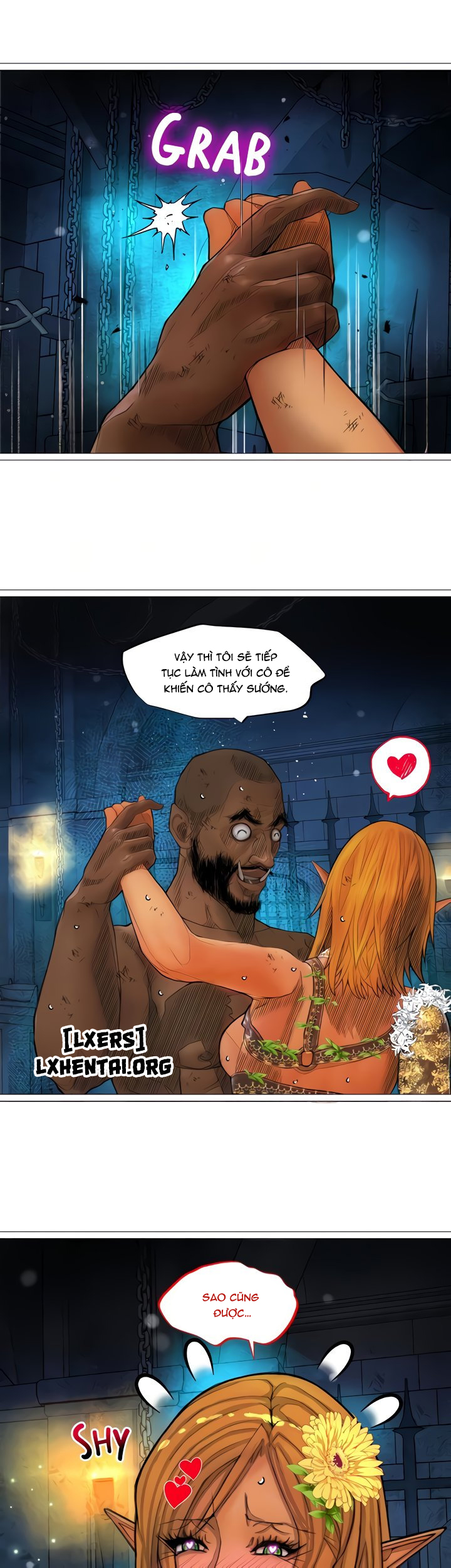 Đọc truyện hentai Nữ Hoàng Dark Elf Và Nô Lệ Orc - Chap 29