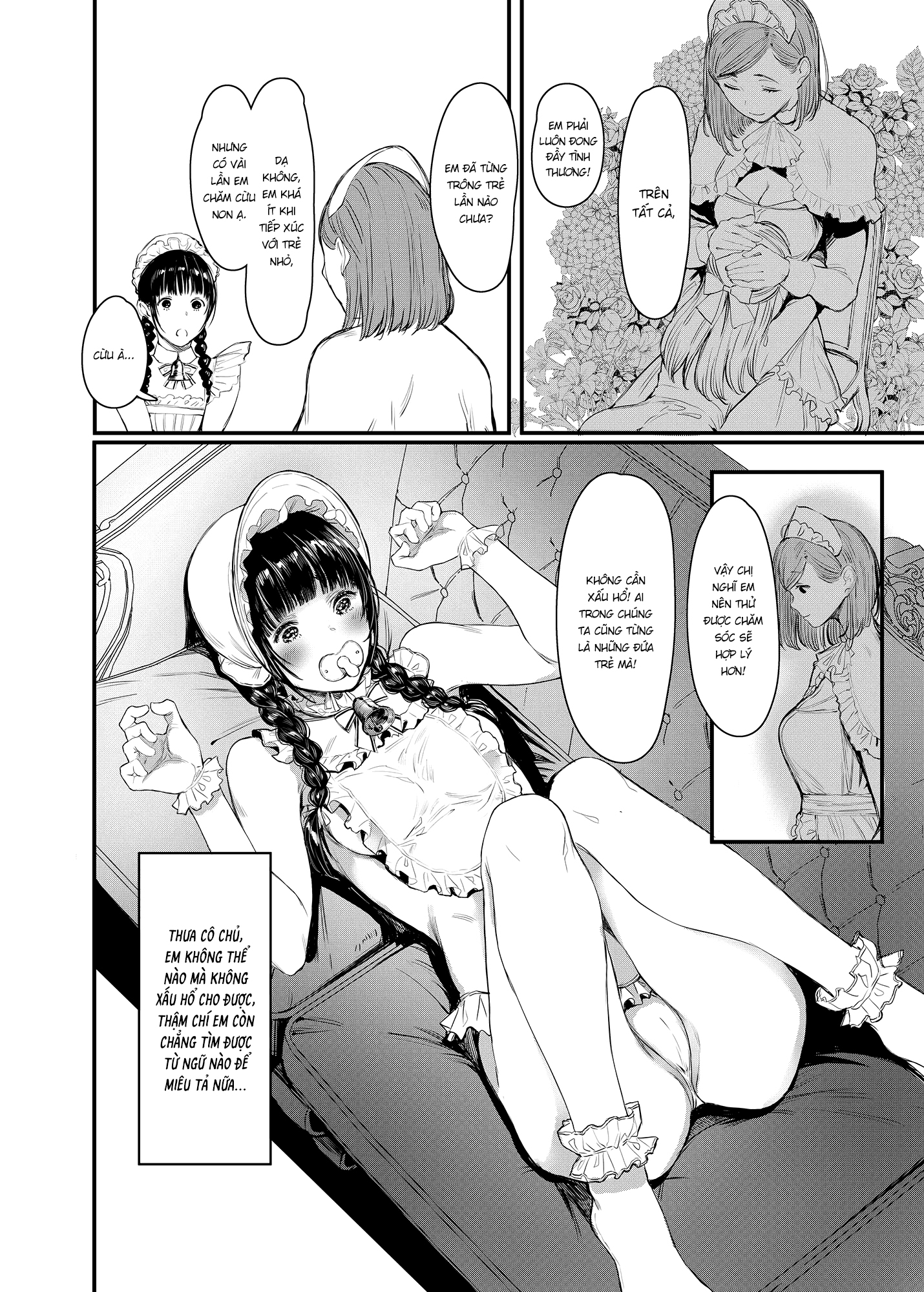 Đọc truyện hentai Học viện thiên nga hầu gái - Oneshot