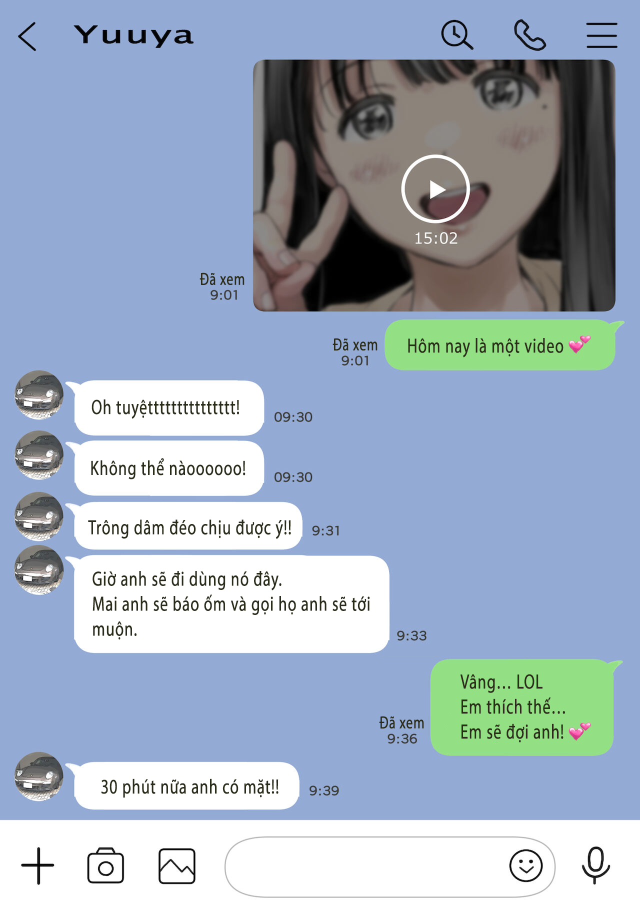 Đọc truyện hentai Phát hiện sừng khi xem trộm điện thoại bạn gái (Phần 2) - Chap 3: Send nude