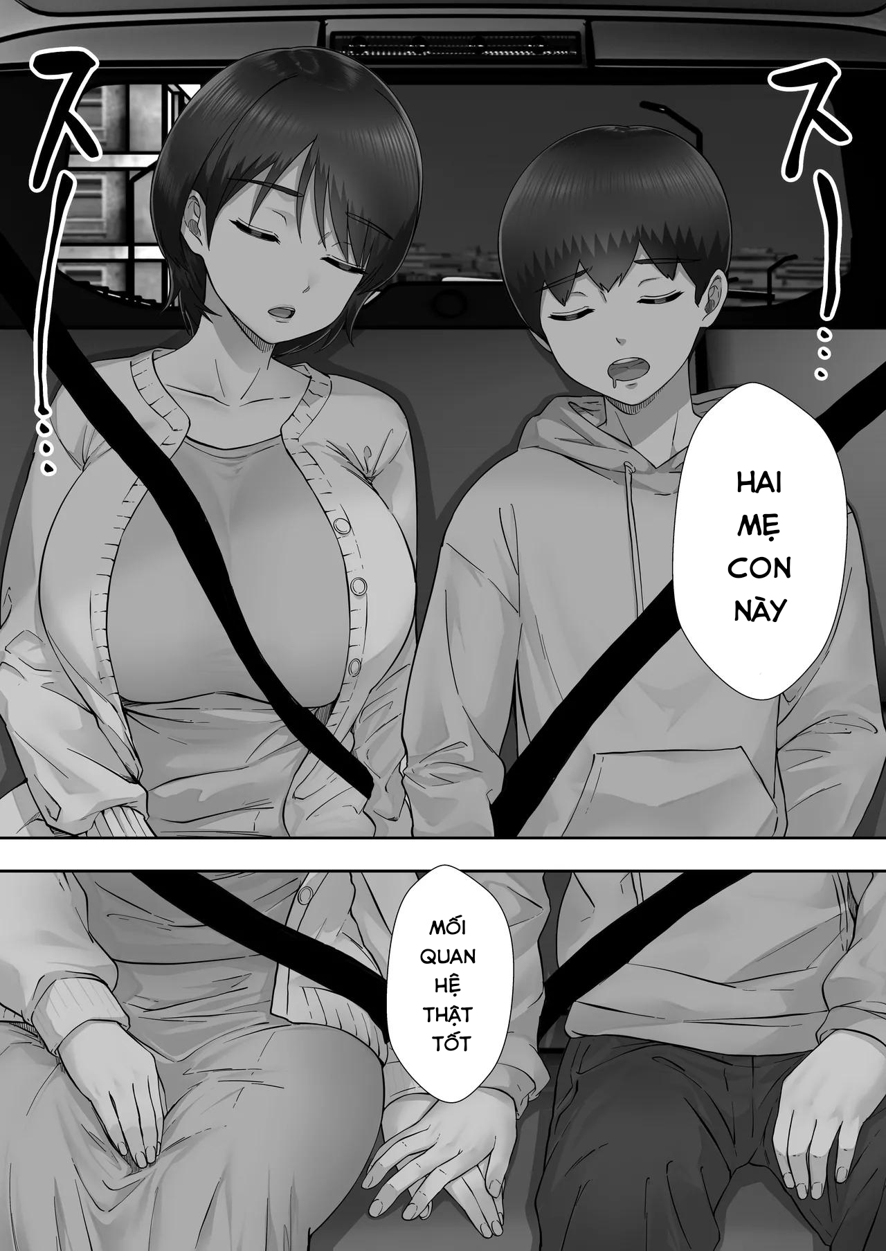 Đọc truyện hentai Daisuki Kaa-chan to Onsen Haramase Ryokou - Oneshot