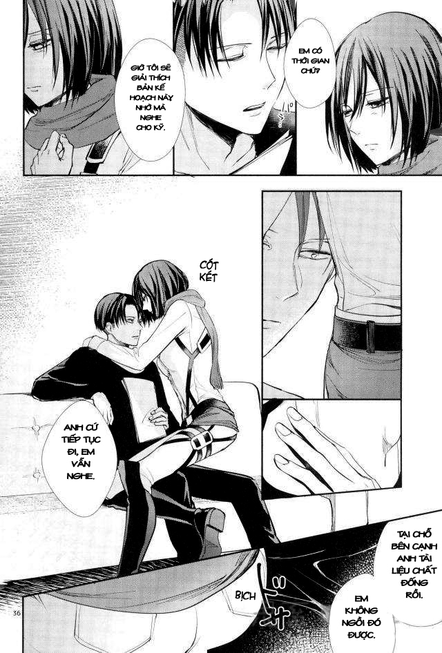 Đọc truyện hentai Ánh sáng phía bên kia (Shingeki no Kyojin) - Oneshot