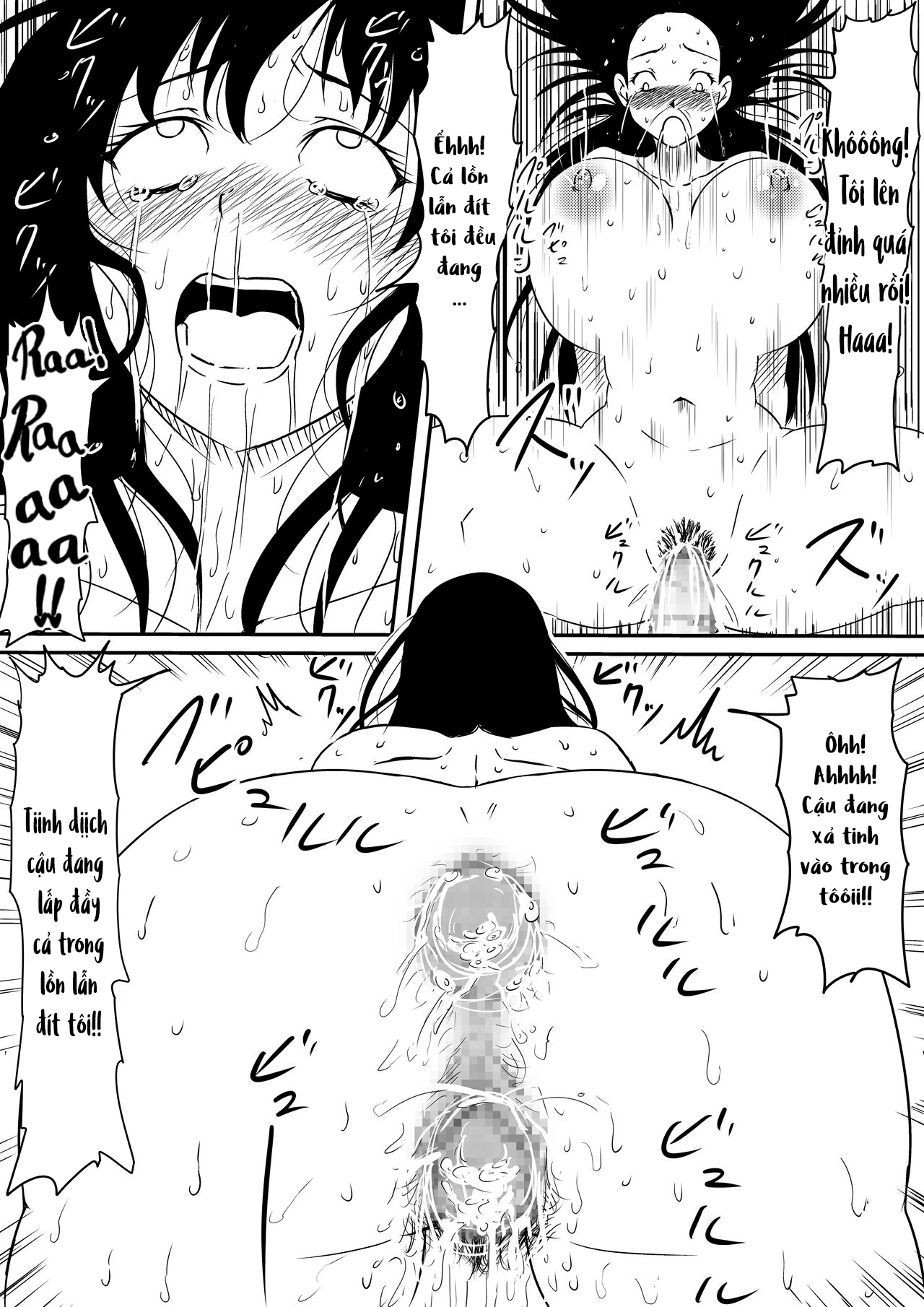 Đọc truyện hentai Thiếu niên và con cặc thần thánh mê hoặc chị em - Chap 2