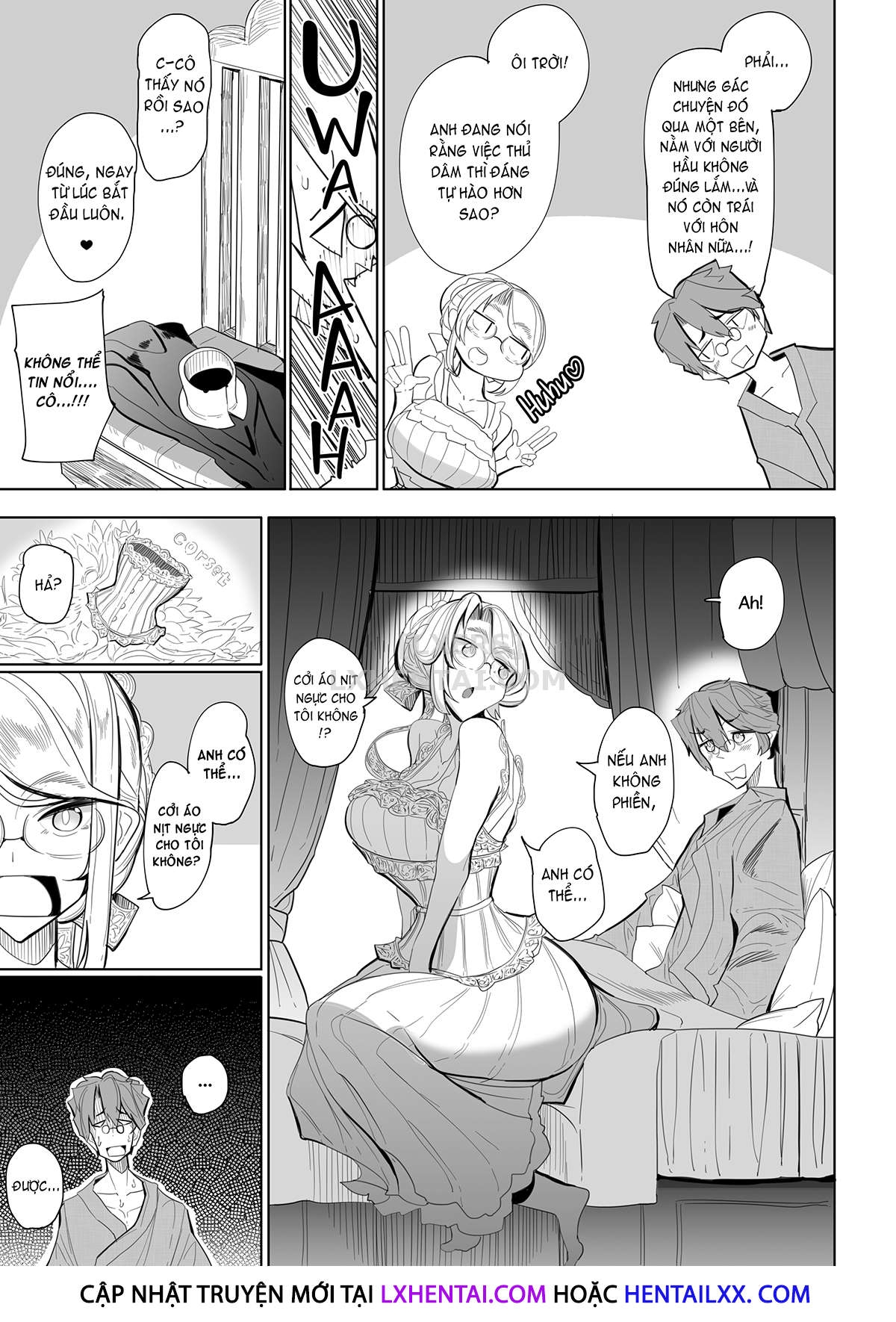 Đọc truyện hentai Shinshi Tsuki Maid no Sophie-san - Chap 1