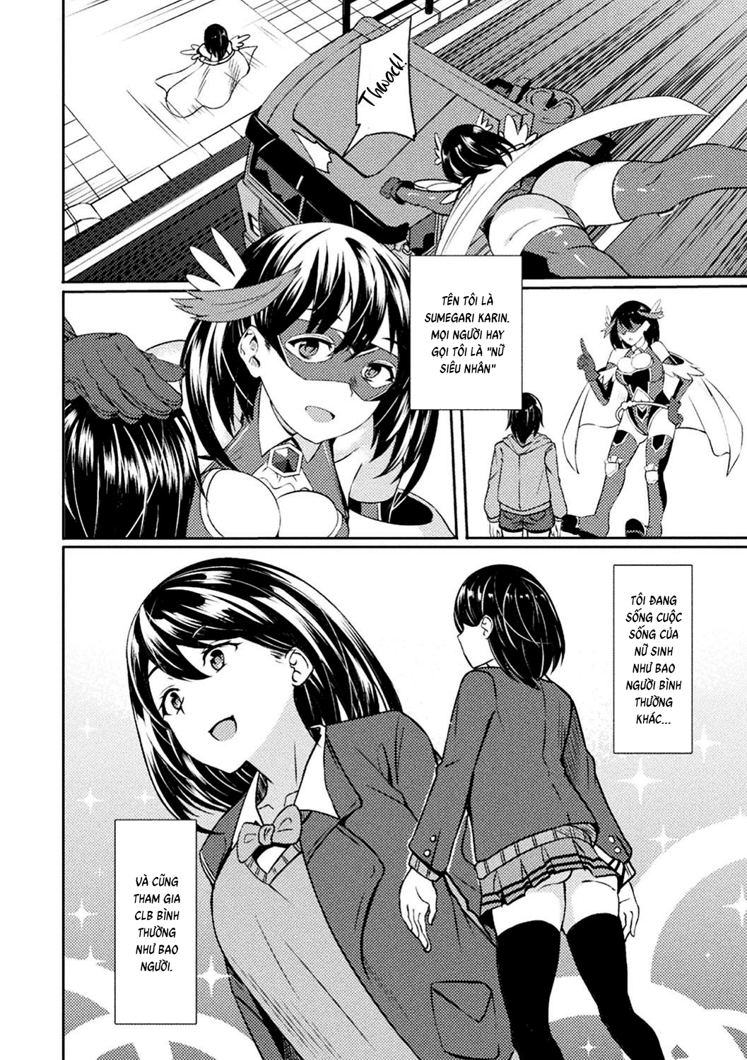 Đọc truyện hentai Power Girl ~JK Super Heroine's Aphrodisiac Corruption Record - Chap 1
