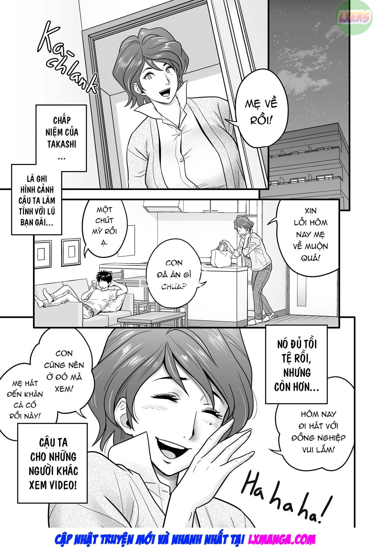 Đọc truyện hentai Vì mẹ tôi trở thành người yêu của bạn tôi - Chap 1