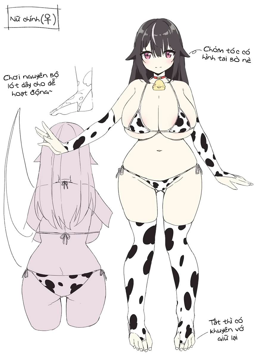 Đọc truyện hentai Bị biến thành bò sữa, tôi bị vắt sữa không ngừng~ - Oneshot