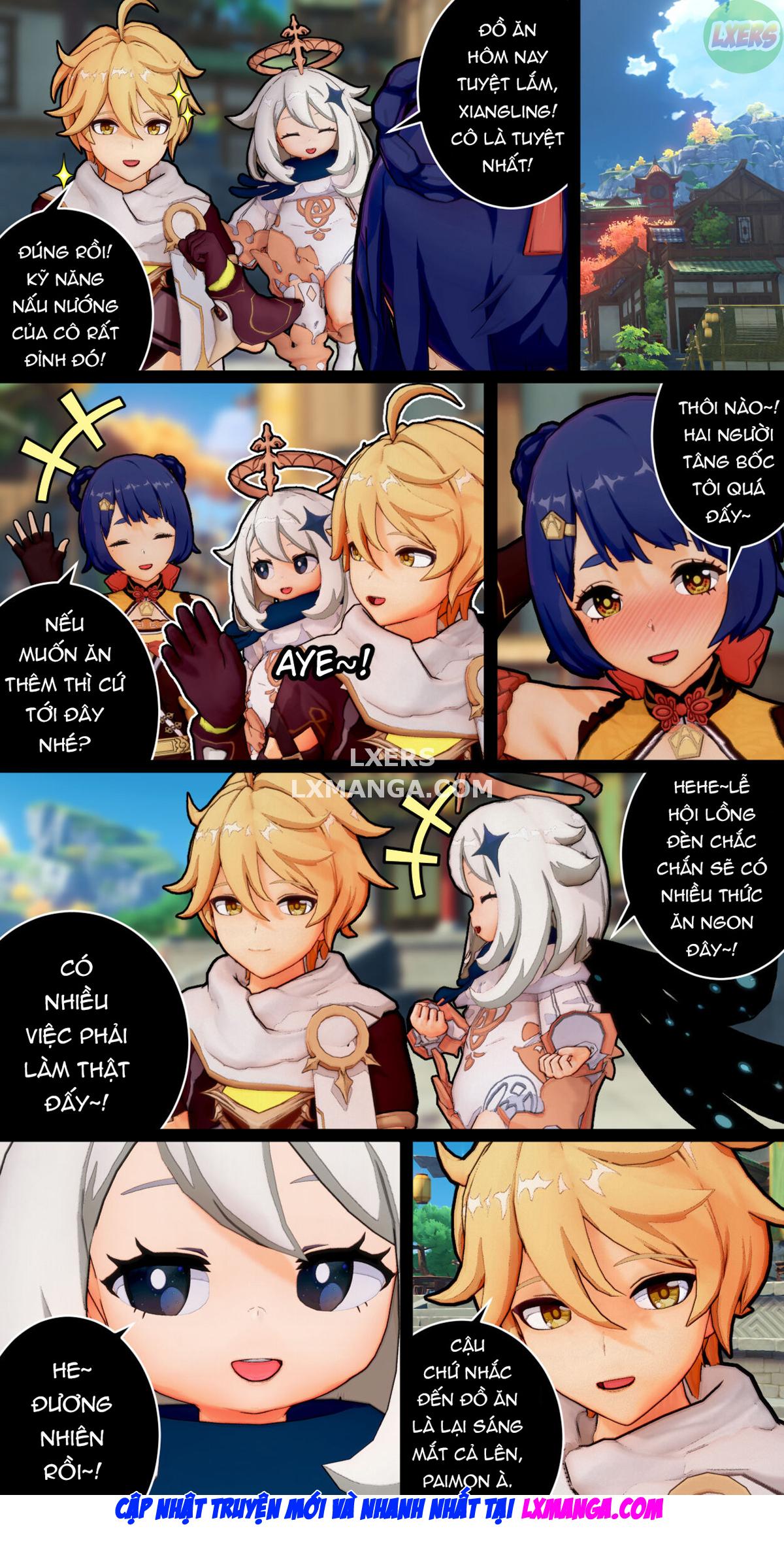 Đọc truyện hentai Lời tri ân đặc biệt của Ningguang - Oneshot