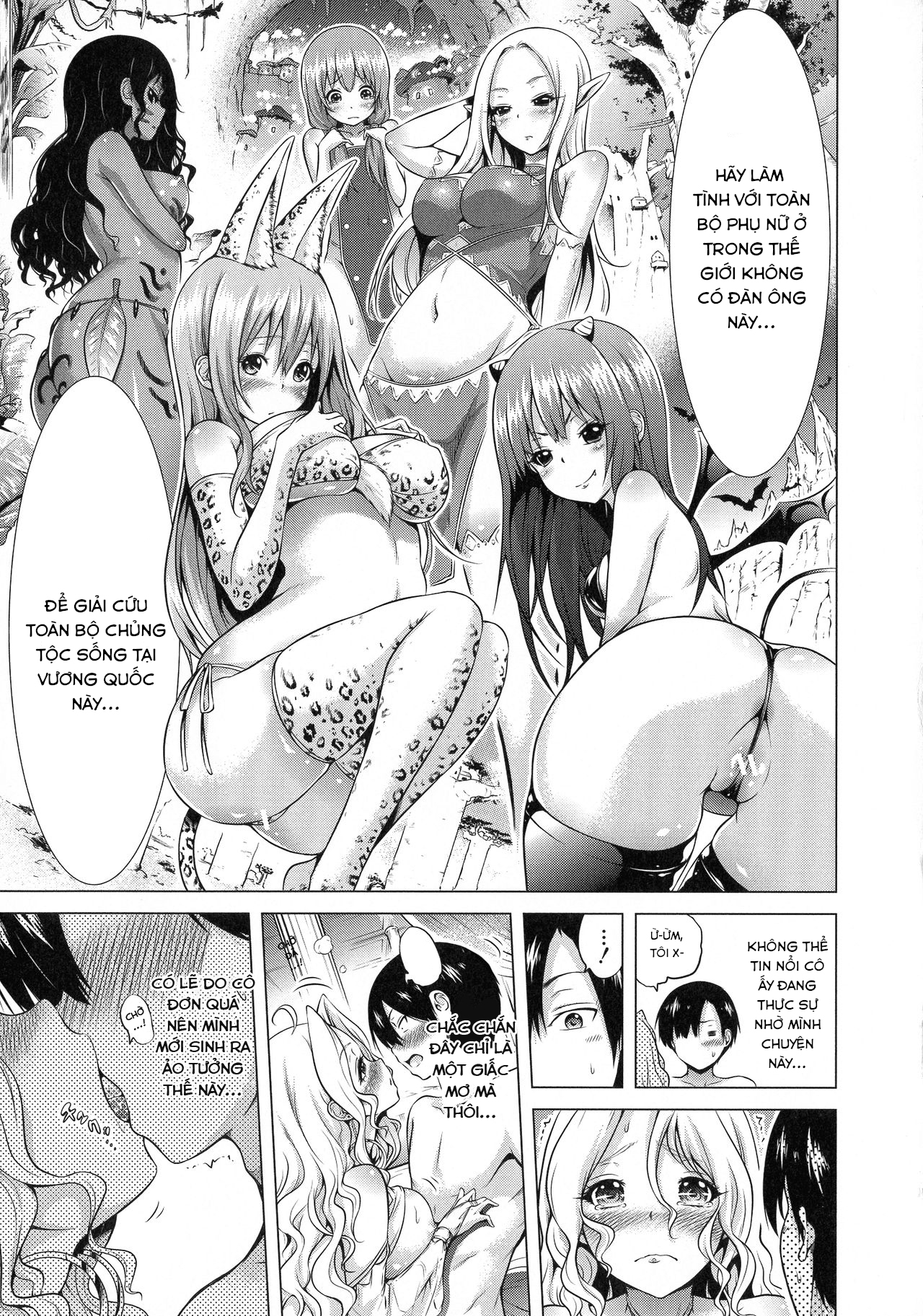 Đọc truyện hentai Isekai Harem Paradise - (Jou) Chap 1