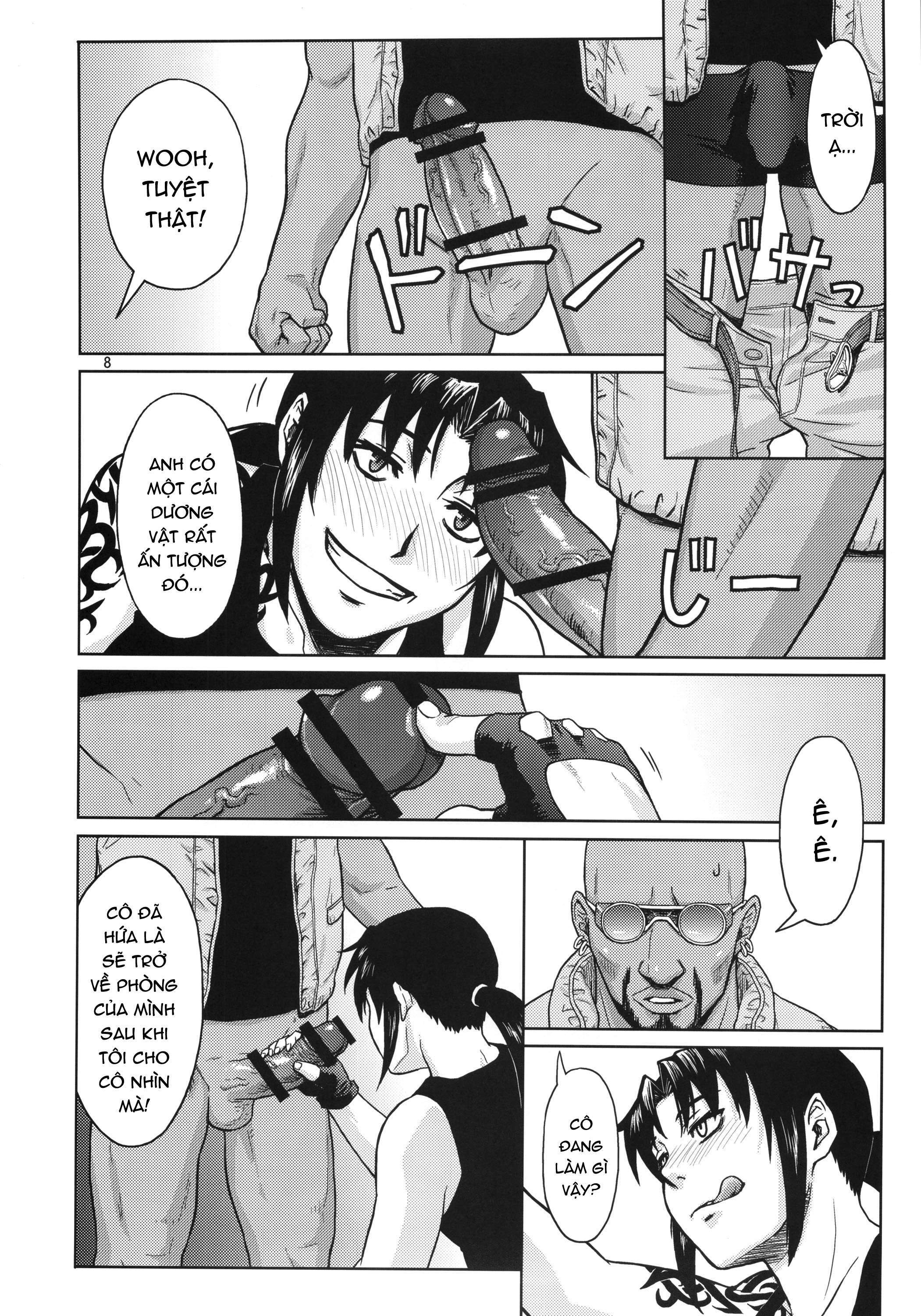 Đọc truyện hentai SUPER BIG SIZE! (BLACK LAGOON) - Oneshot