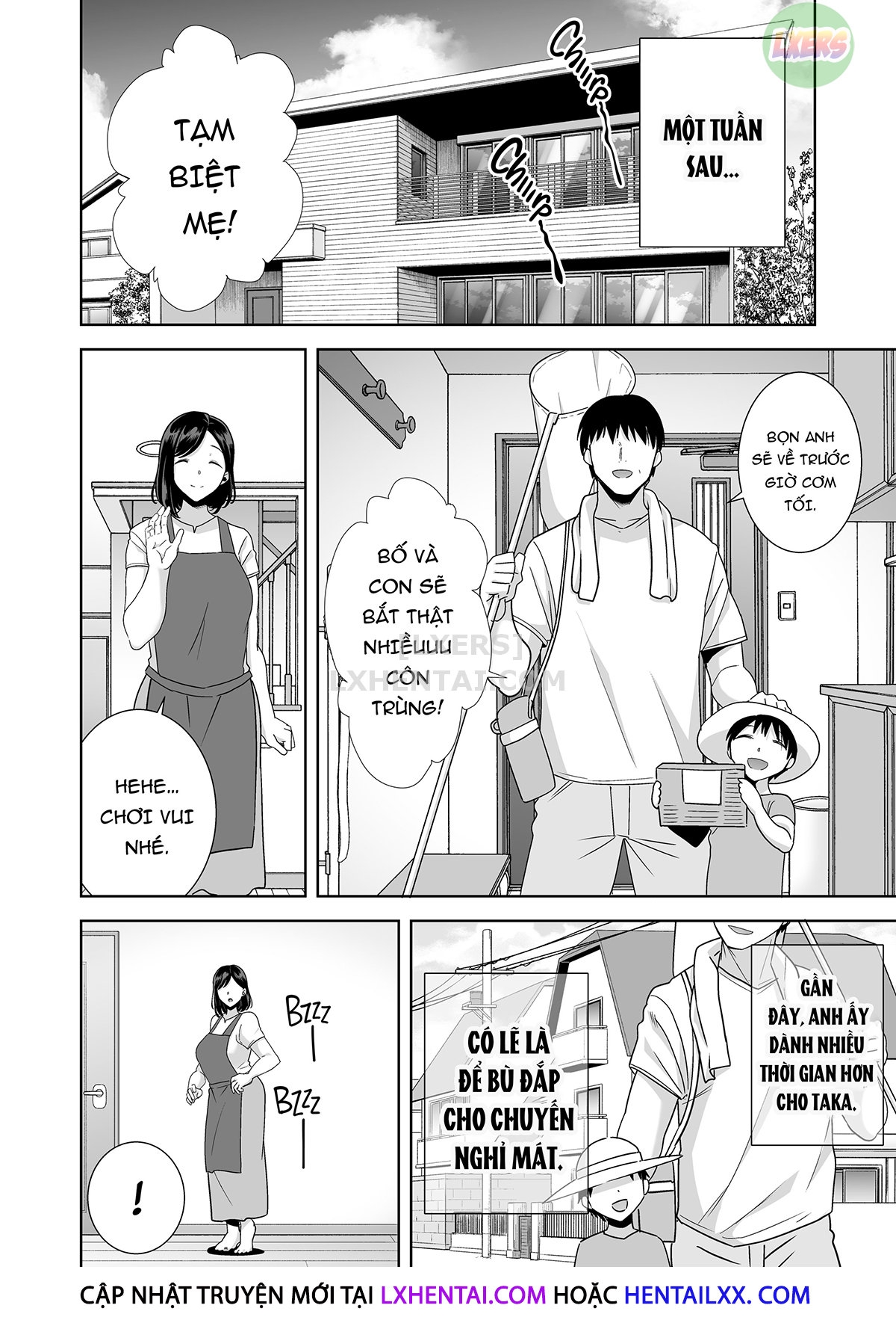 Đọc truyện hentai Natsuzuma ~Natsu, Ryokan, Nanpa Otoko-Tachi Ni Ochita Tsuma~ - Chap 2 - Không che