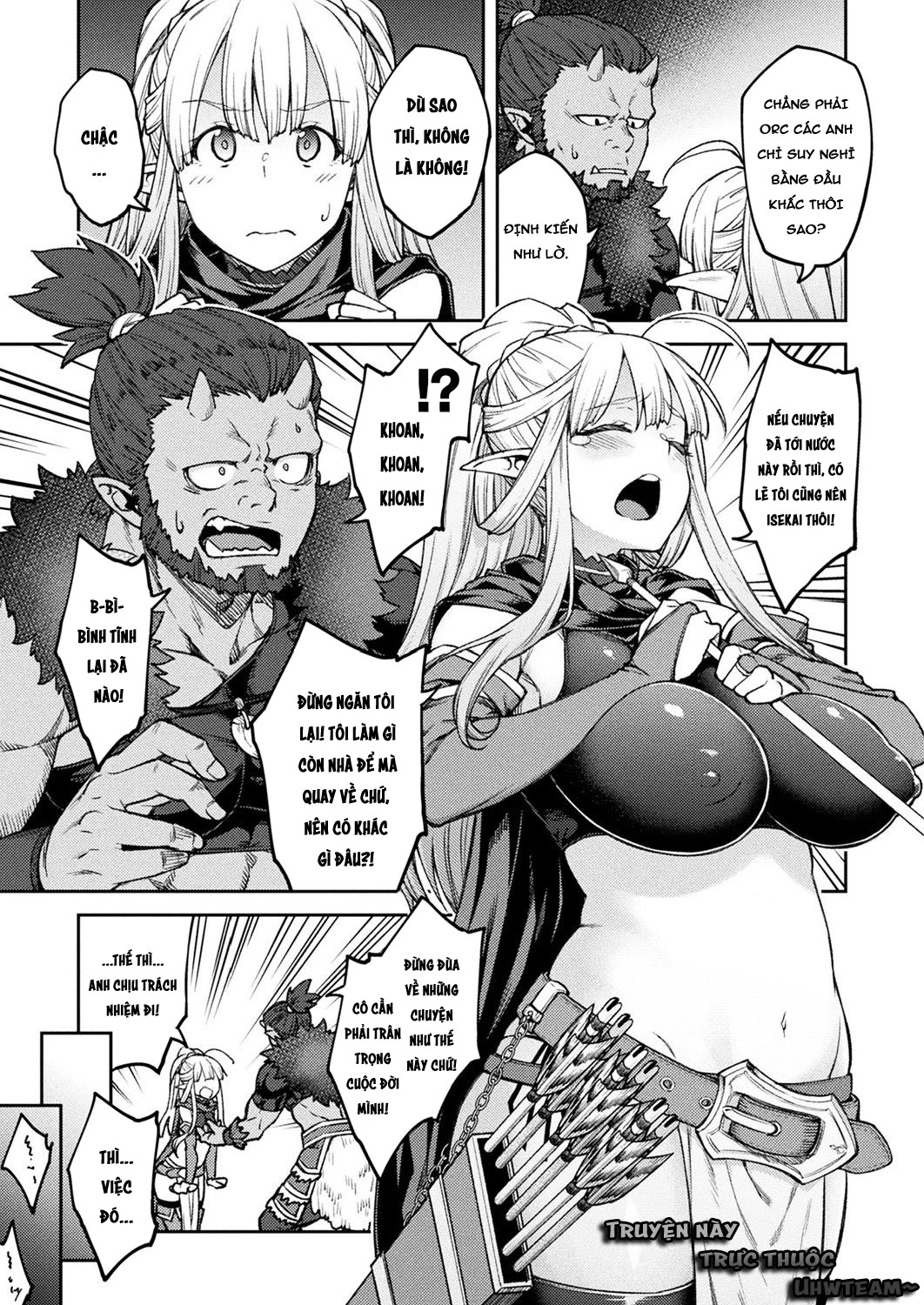 Đọc truyện hentai Himono Elf, Kozukuri o Suru - Oneshot [Múp rụp]