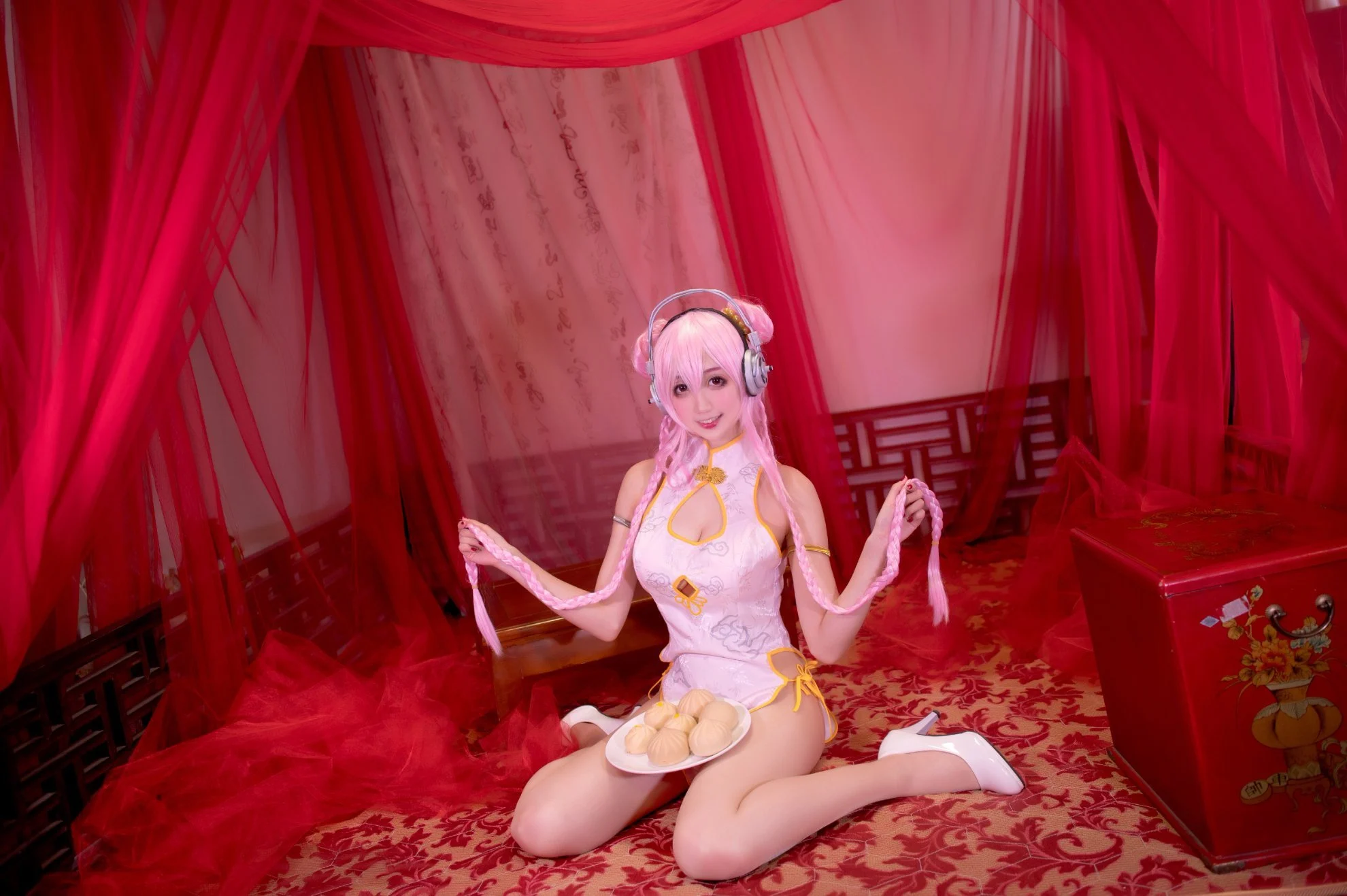 Đọc truyện hentai Tuyển tập Albums siêu phẩm Cosplay - Chap 885 - Zhou Ji is a cute rabbit NO.030 Cheongsam Sony