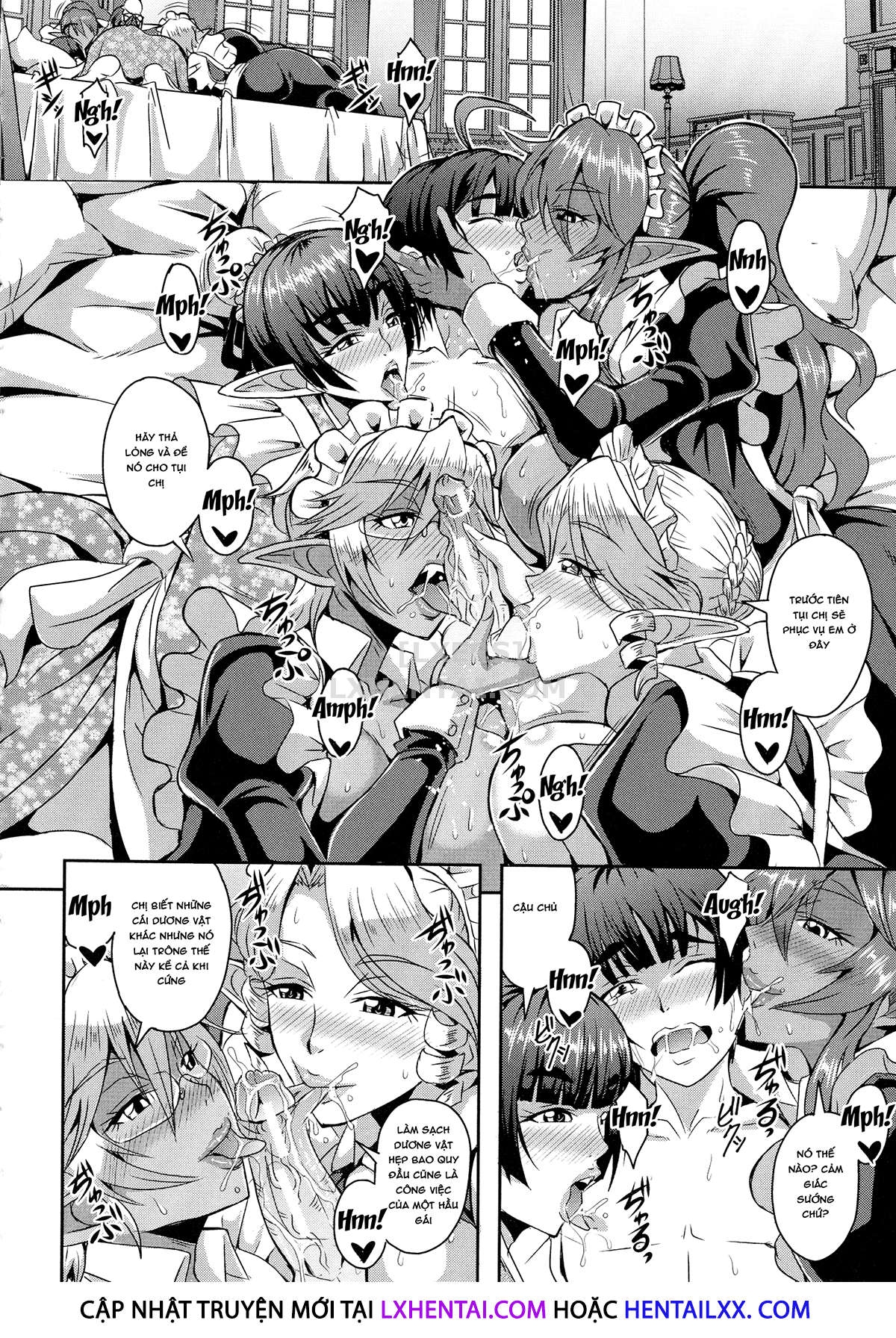 Đọc truyện hentai Elf Harem Story - Chap 4