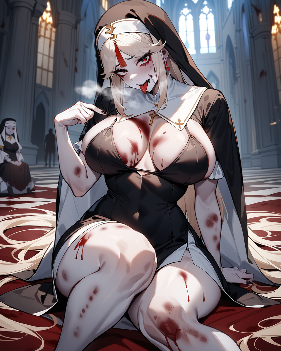 Đọc truyện hentai Tuyển tập Albums Art hentai - Chap 353 - Ningguang - Zombie Nun