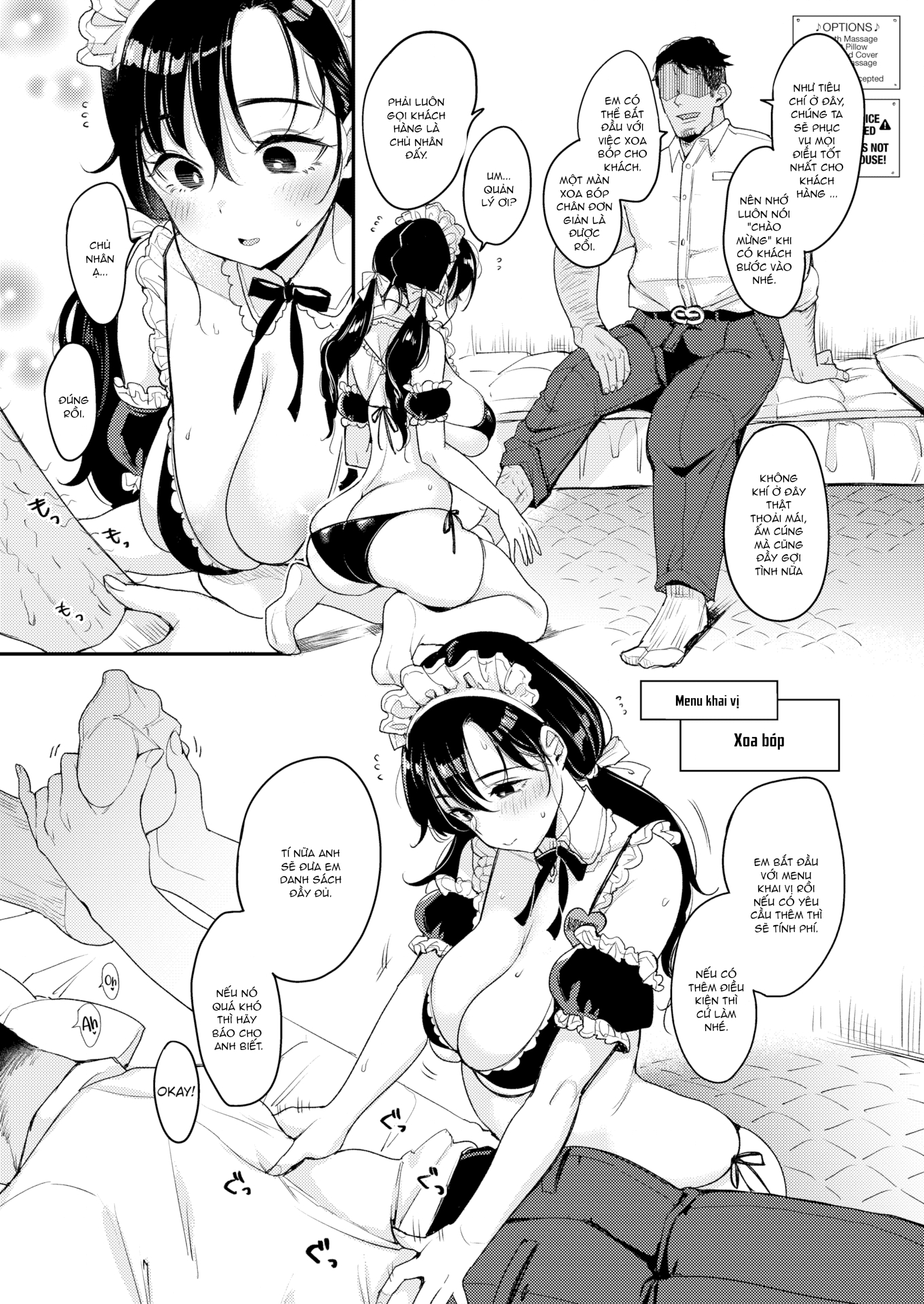Đọc truyện hentai Nadeshiko- san không thể từ chối công việc làm thêm đầu tiên - Oneshot