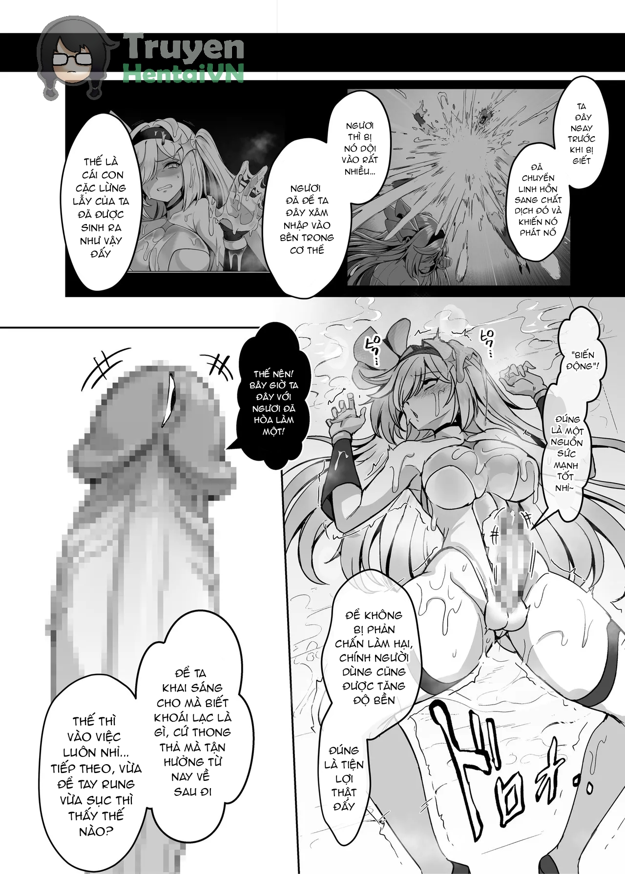 Đọc truyện hentai Mahou Shoujo Saint Lily Dankon ~Futanari o Hayasareta Mahou Shoujo ga Chinpo-gurui ni Ochiru Made~ - Oneshot