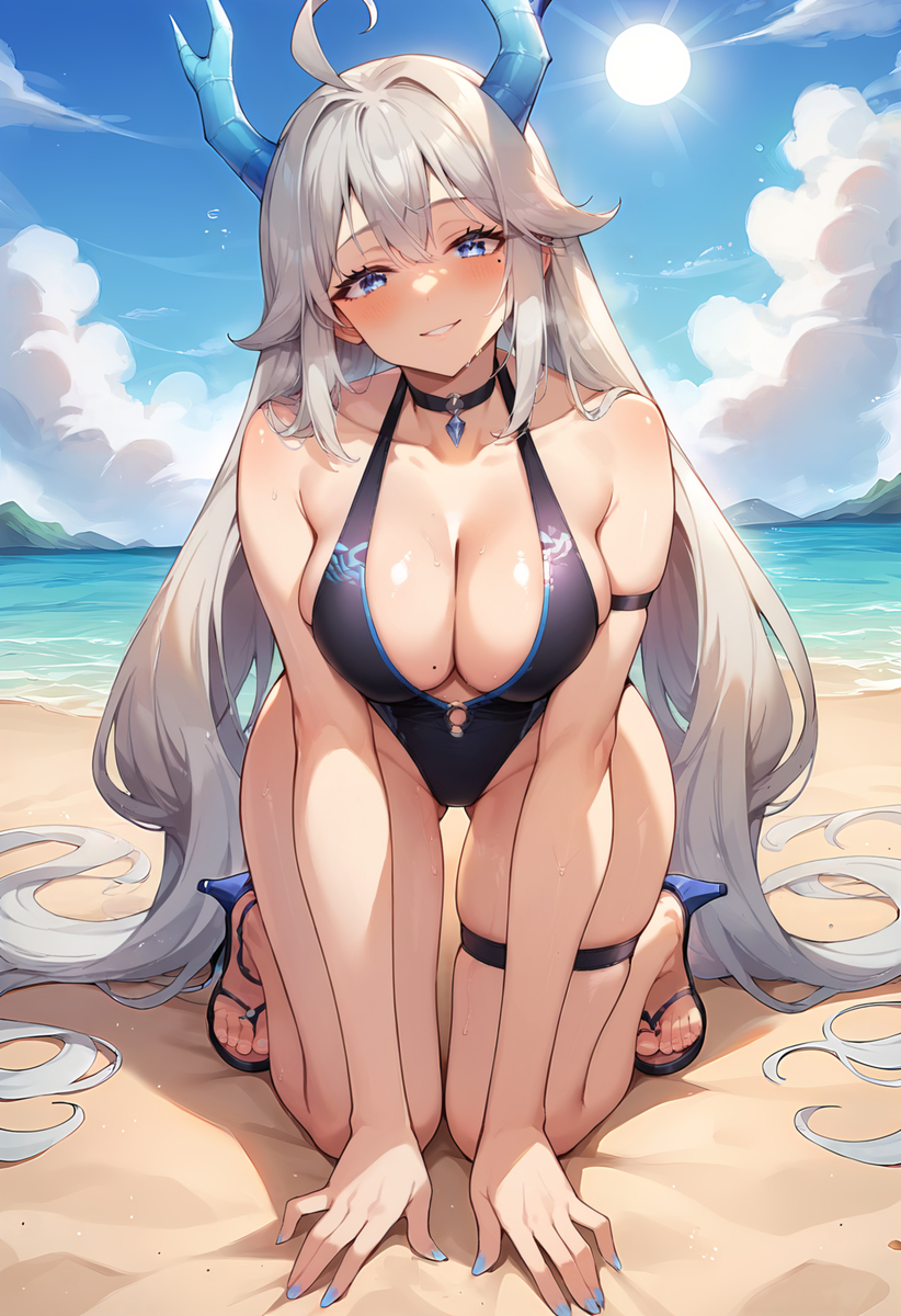 Đọc truyện hentai Tuyển tập Albums Art hentai - Chap 258 - Honglan (Eversoul) | Swimsuit