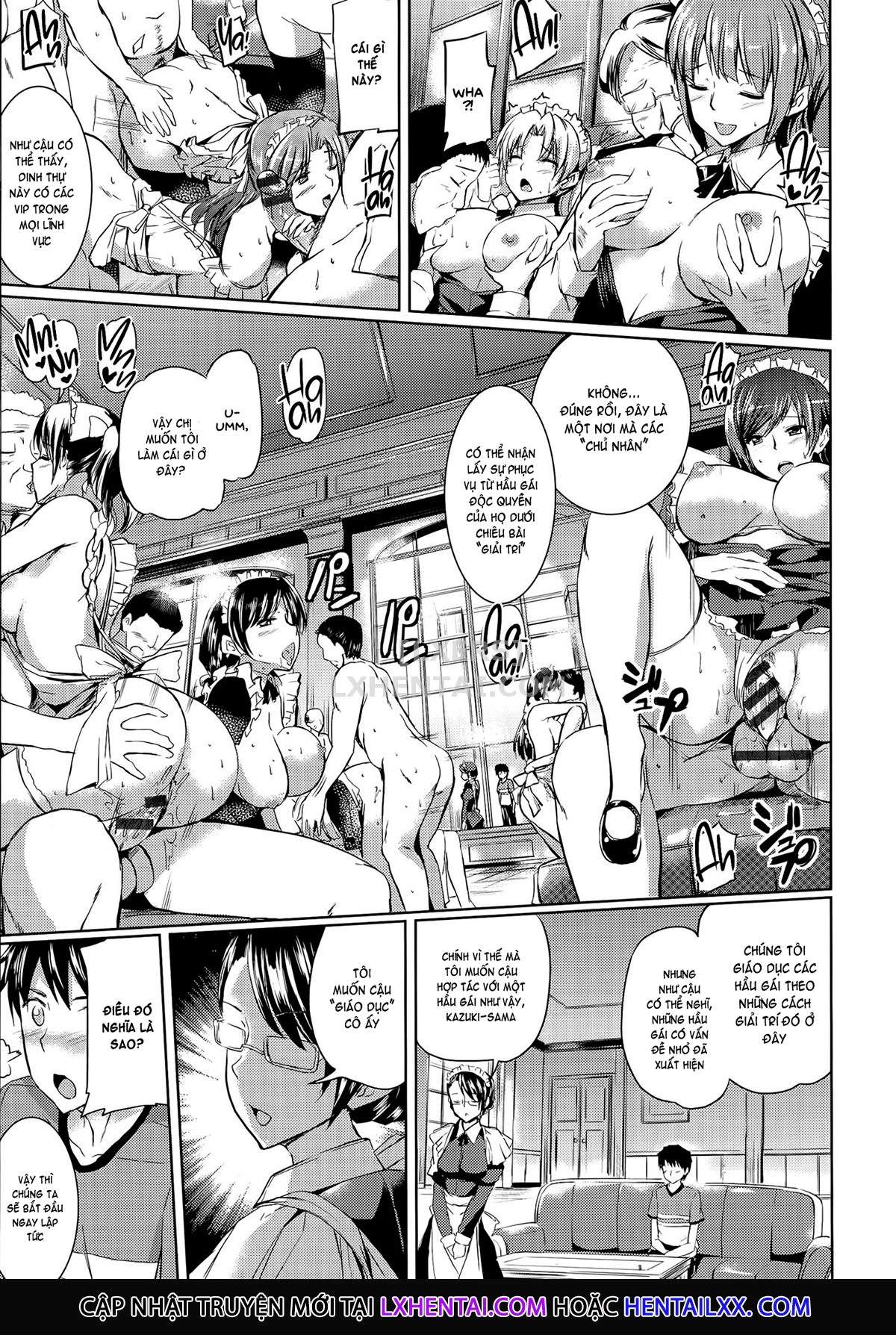 Đọc truyện hentai Ojousama No Maid Jijou - Chap 4