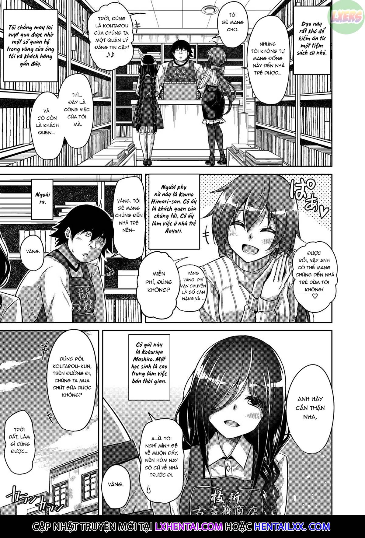 Đọc truyện hentai A Bitch Rose Shrouded In Books - Chap 1