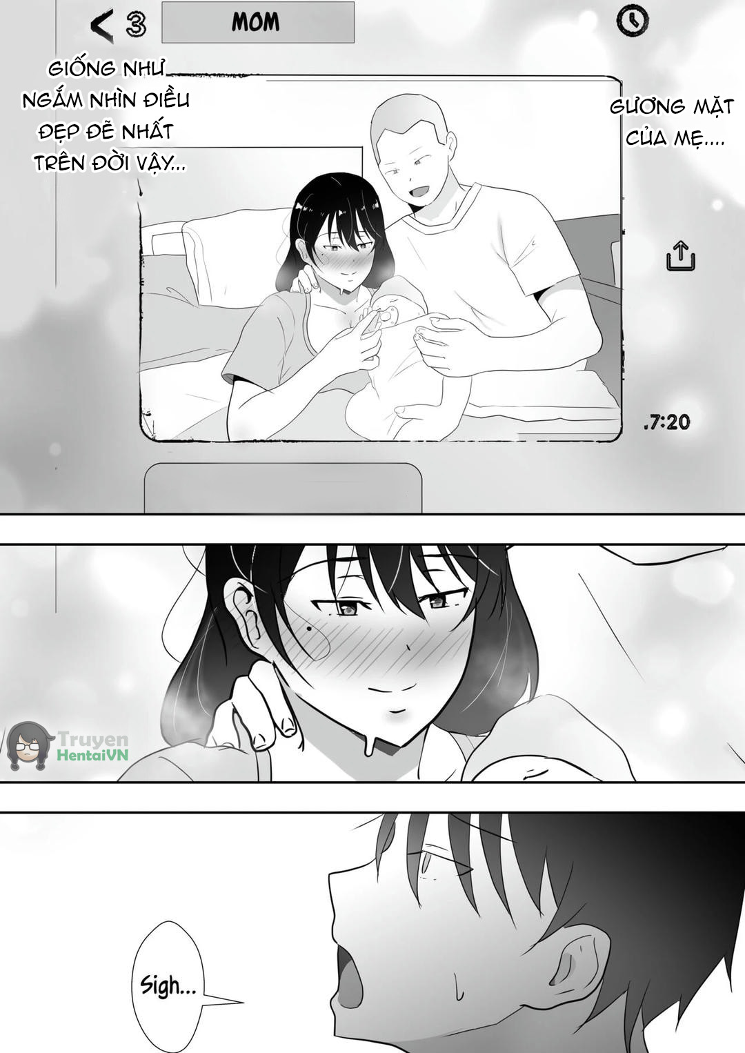 Đọc truyện hentai TomoKano Kaa-chan~ Daisuki na Ore no Hahaoya wa Aho na Shinyuu no Kanojo~ - Chap 3
