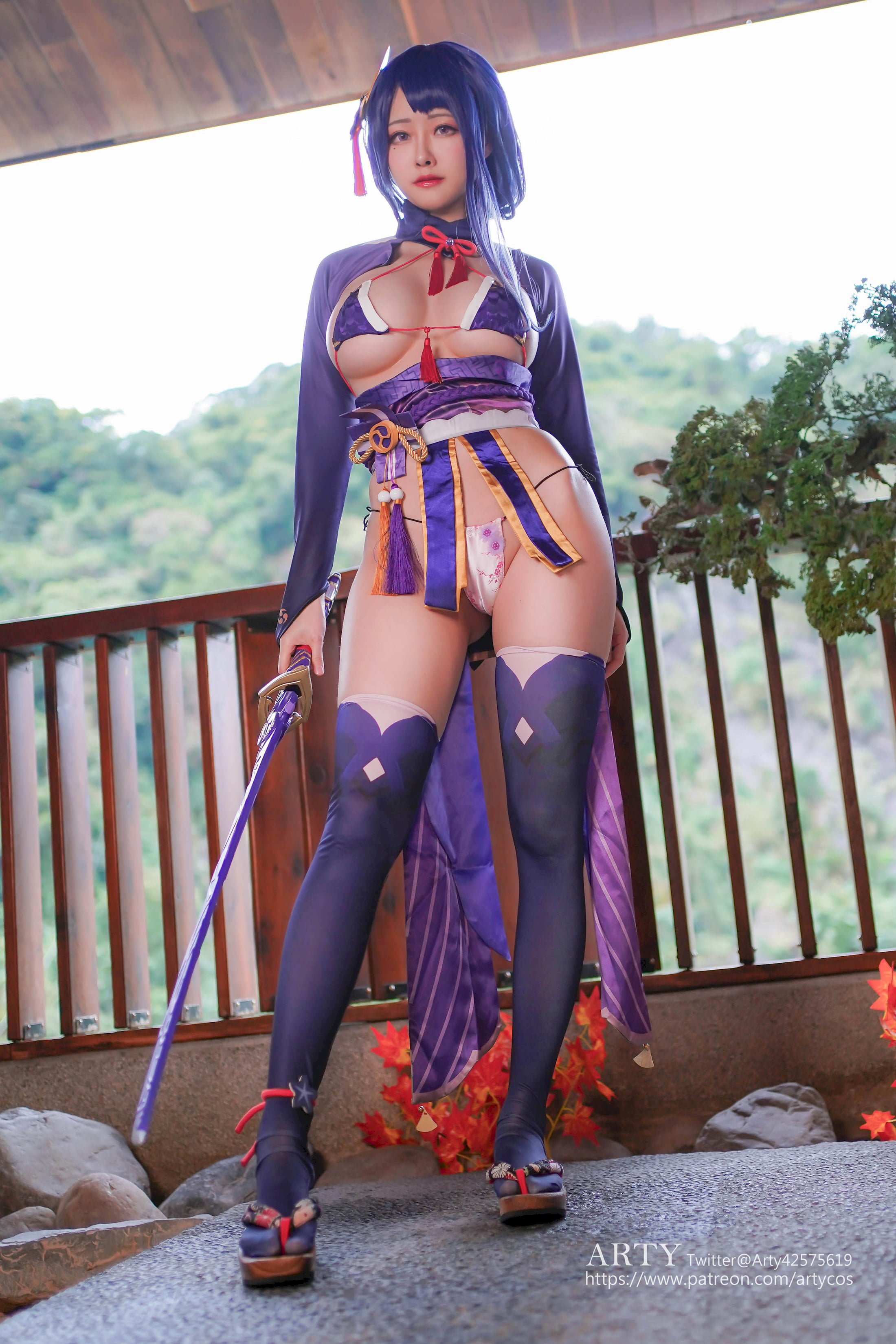 Đọc truyện hentai Tuyển tập Albums siêu phẩm Cosplay - Chap 668 - Arty Huang - Genshin Raiden Shogun