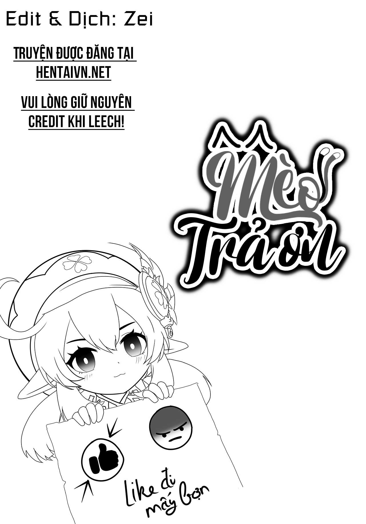 Đọc truyện hentai Mèo Trả Ơn! - Oneshot