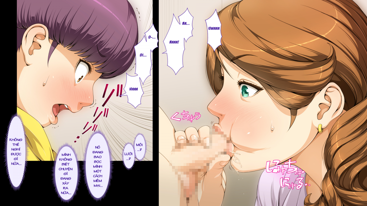 Đọc truyện hentai Oba-san to Boku no H na Obenkyou - Chap 4