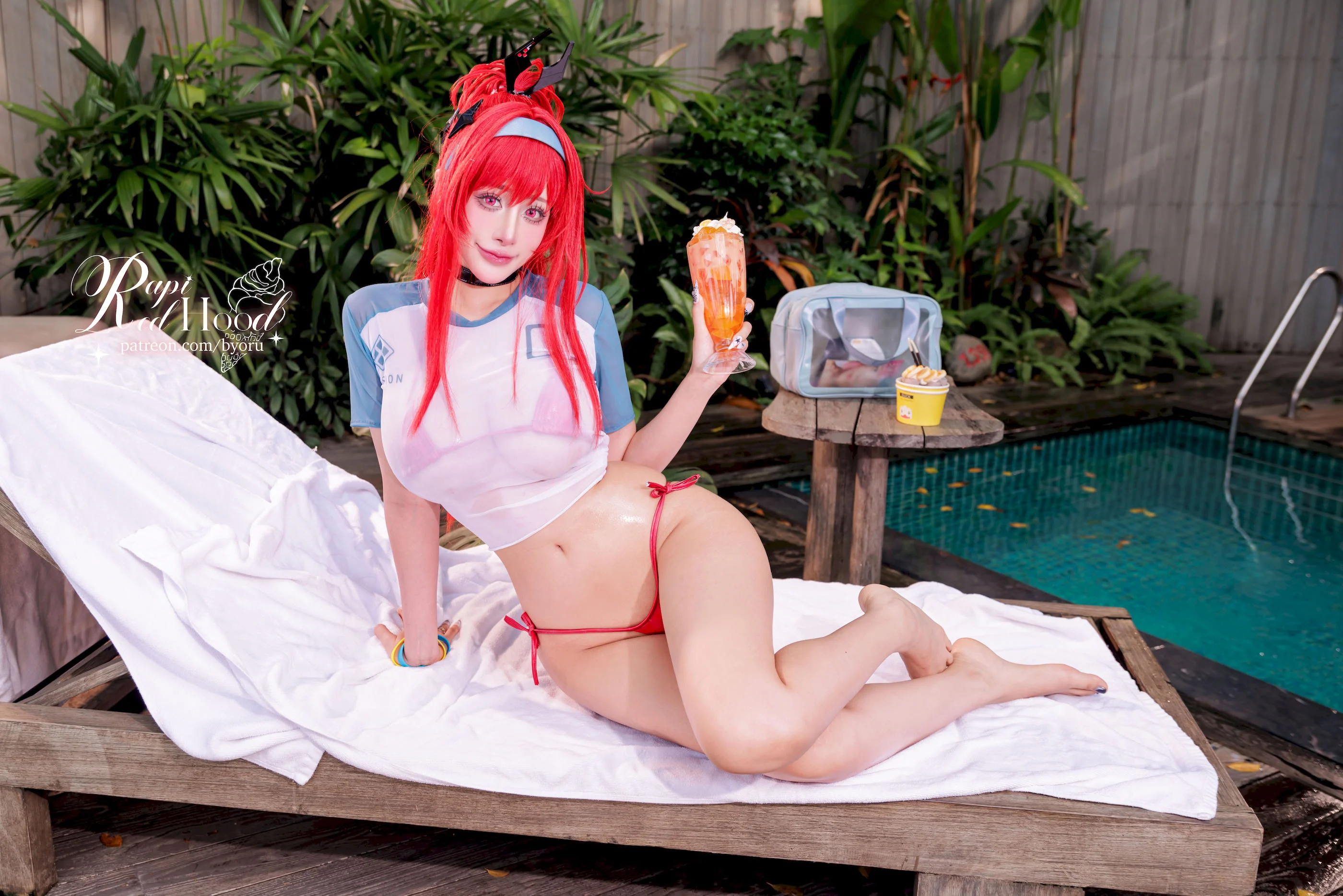 Đọc truyện hentai Tuyển tập Albums siêu phẩm Cosplay - Chap 1308 - Byoru - Rapi Redhood summer