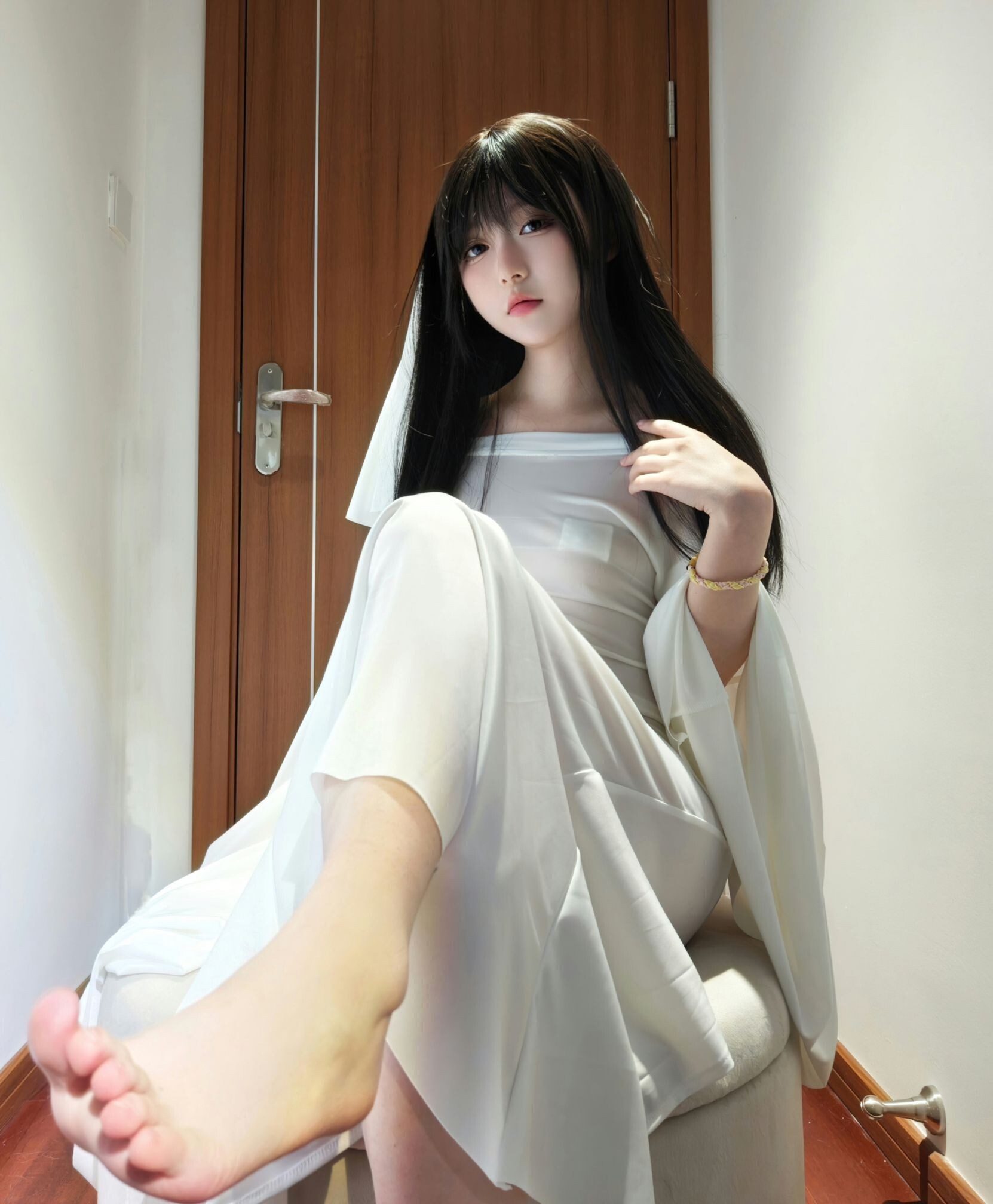 Đọc truyện hentai Tuyển tập Albums siêu phẩm Cosplay - Chap 1002 - Mysterious Pear - Ghost Girl