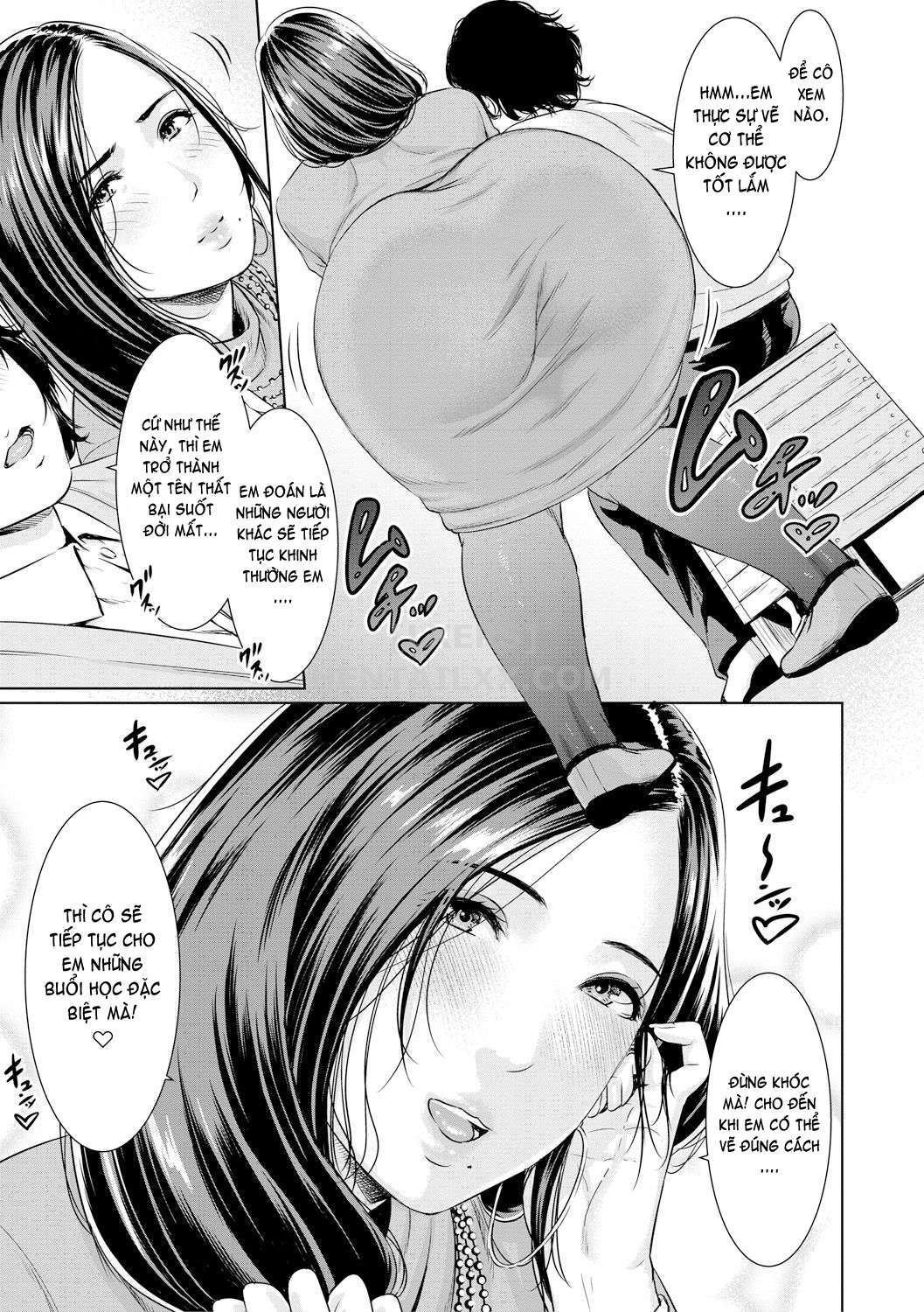 Đọc truyện hentai Sensei wa Seiyoku o Osaerarenai - Chap 1 - Let me Sketch you!