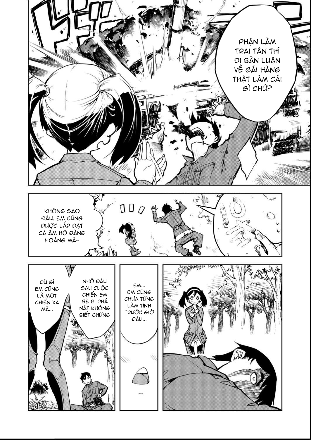 Đọc truyện hentai Những thiếu nữ chiến xa - Chiến tuyến số 1