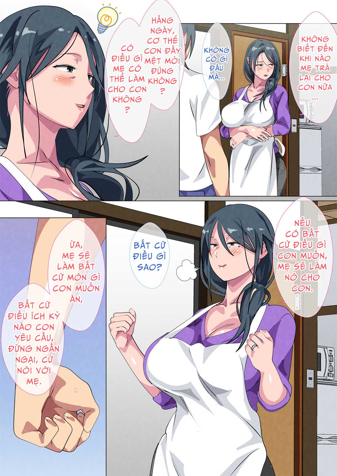 Đọc truyện hentai Người mẹ góa bụa Sayoko và con trai - Chap 1