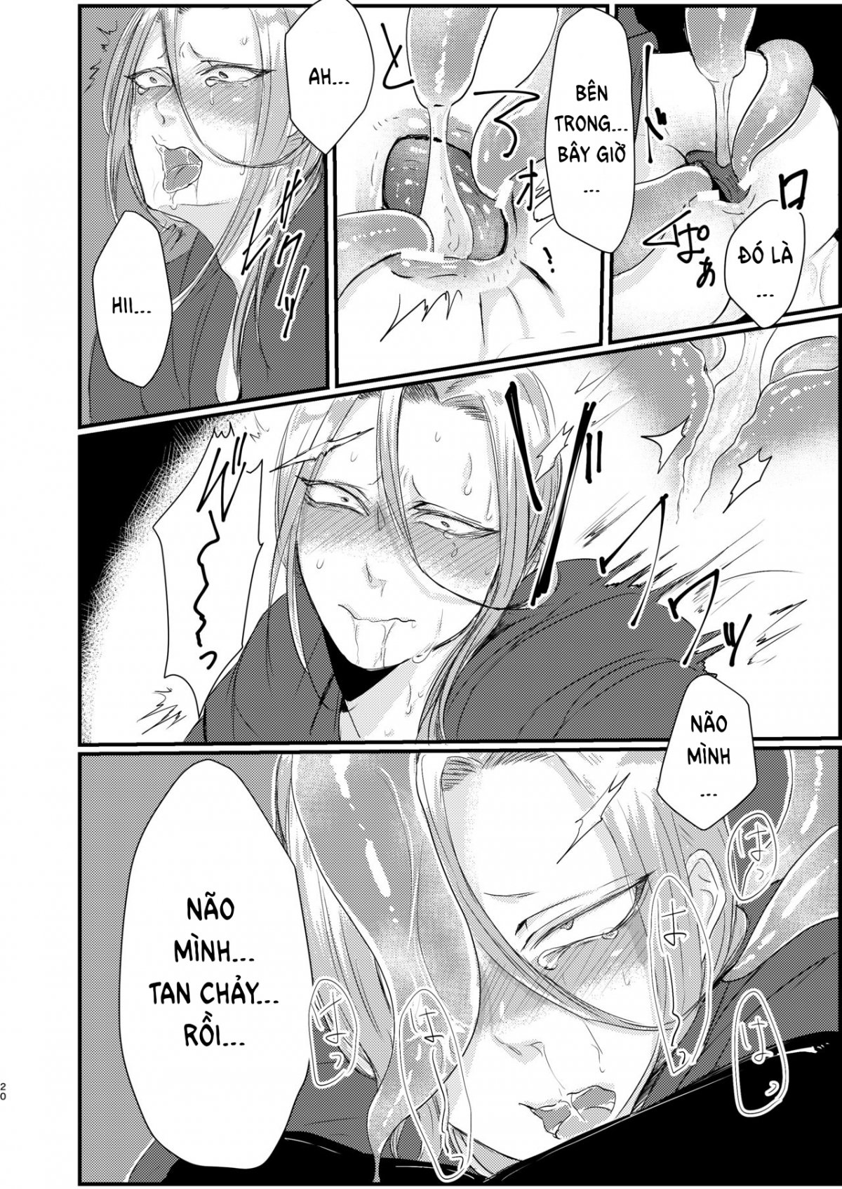 Đọc truyện hentai Câu chuyện về nam pháp sư bị xúc tu chơi - Oneshot